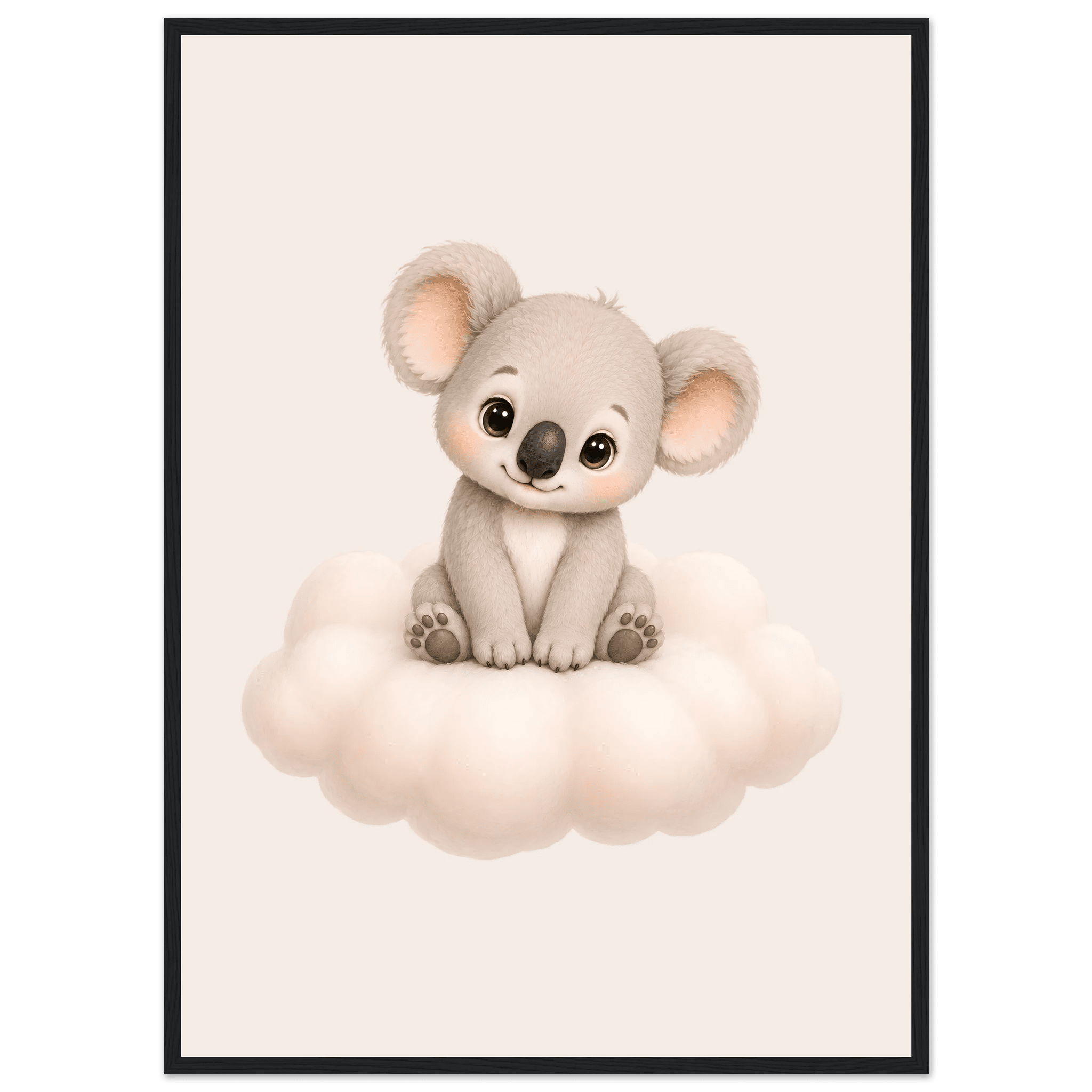 Söt koala på moln poster poster