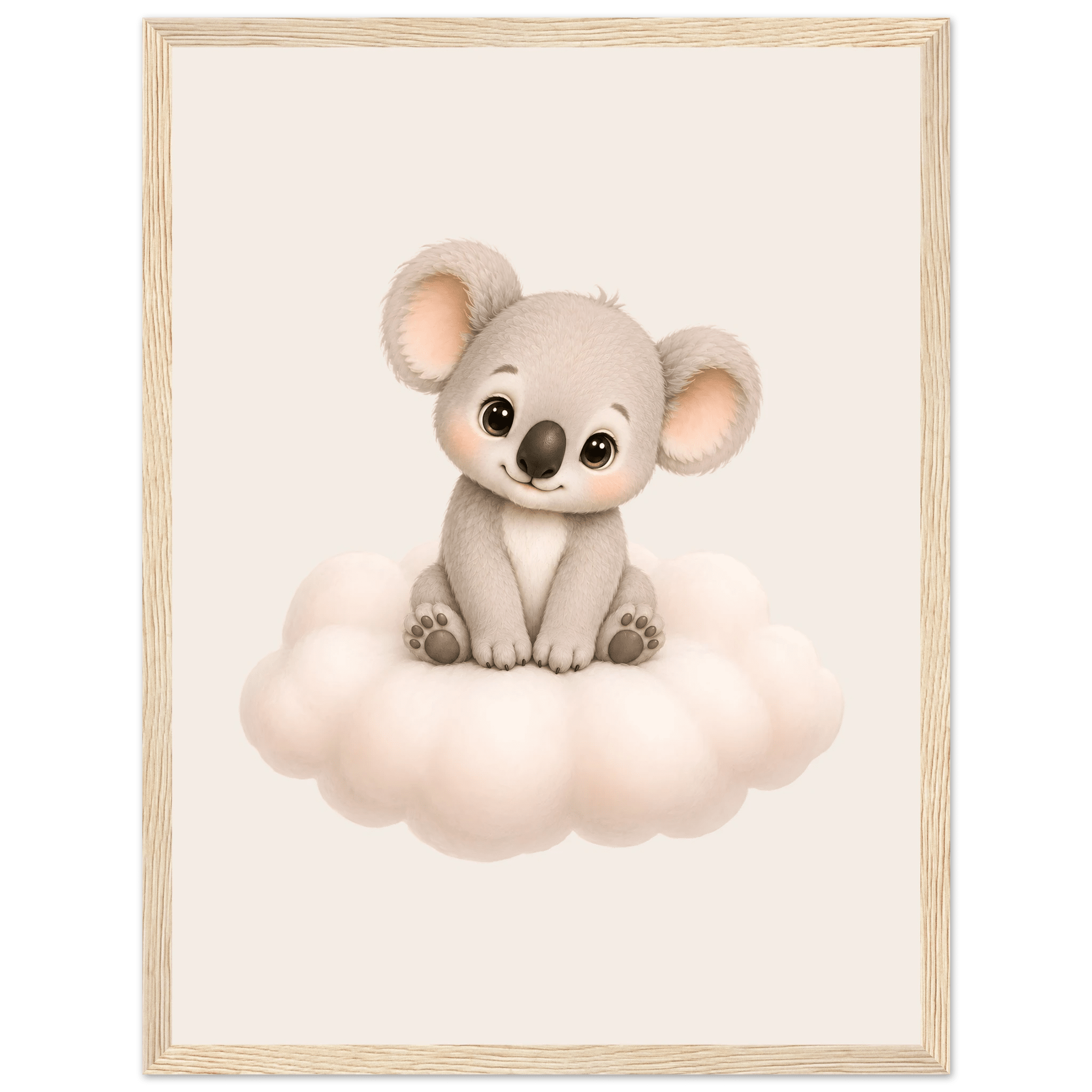 Söt koala på moln poster poster