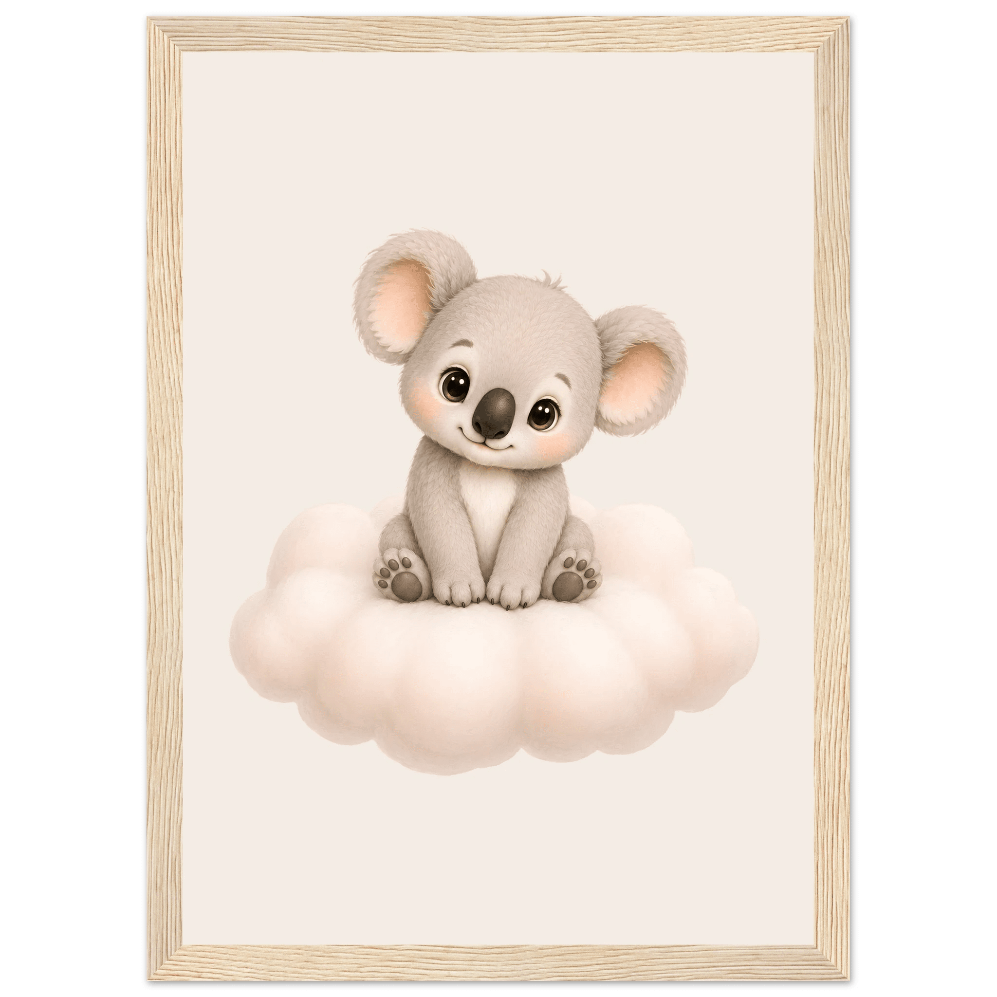 Söt koala på moln poster poster