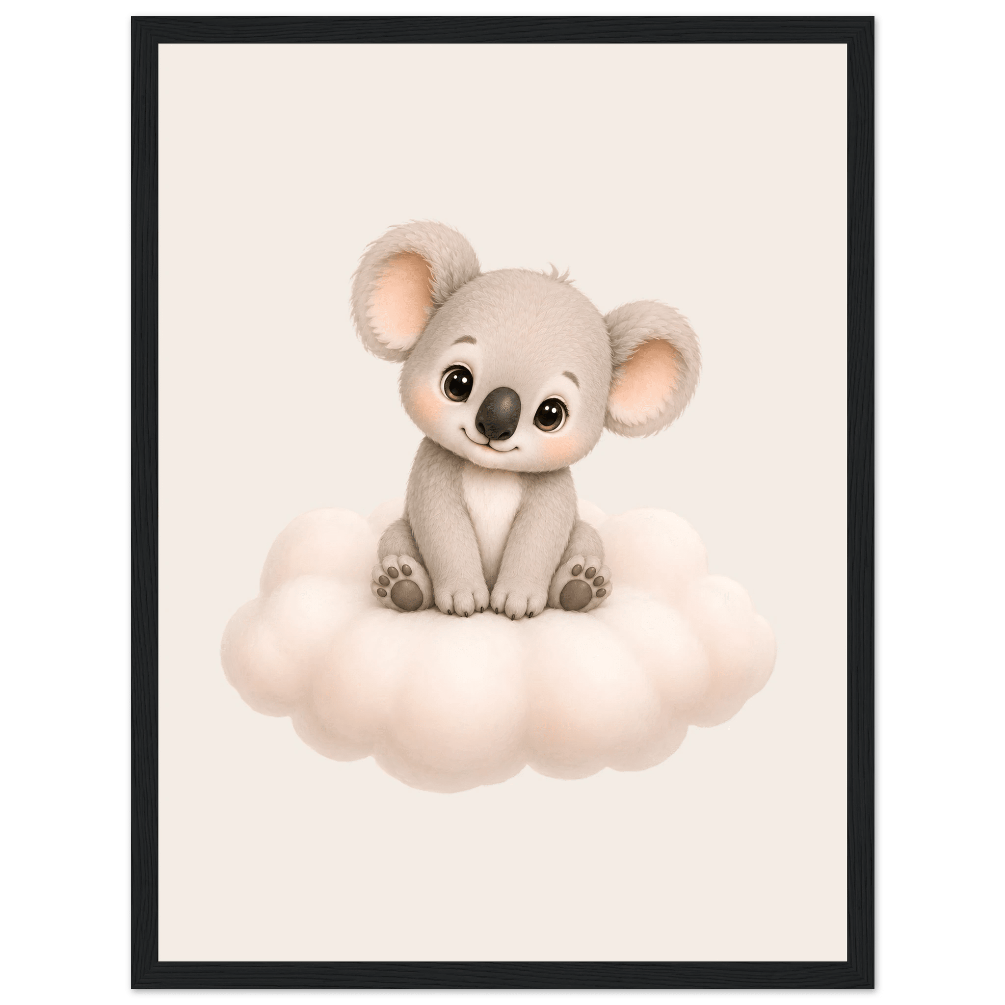 Söt koala på moln poster poster