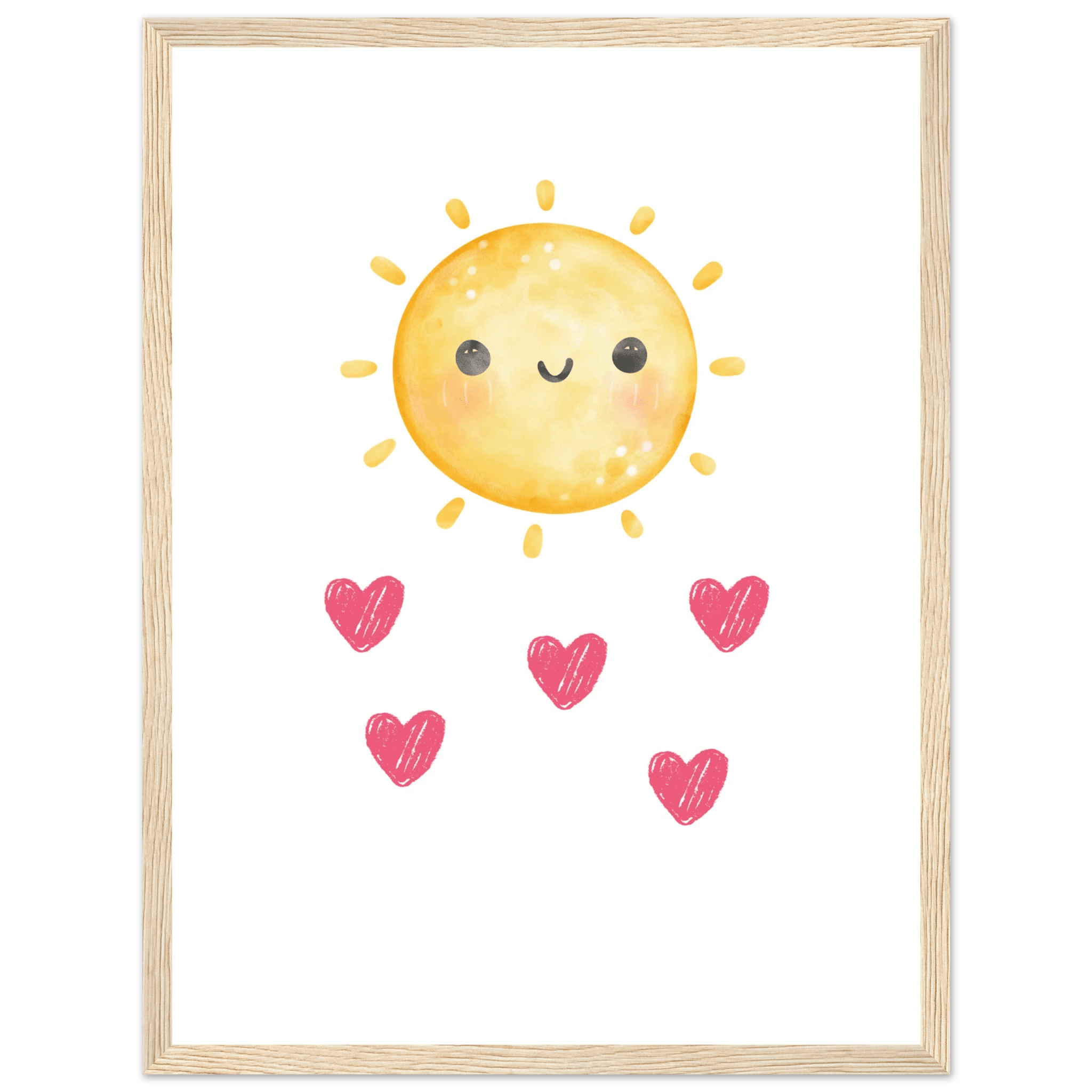 Sol och hjärtan poster poster