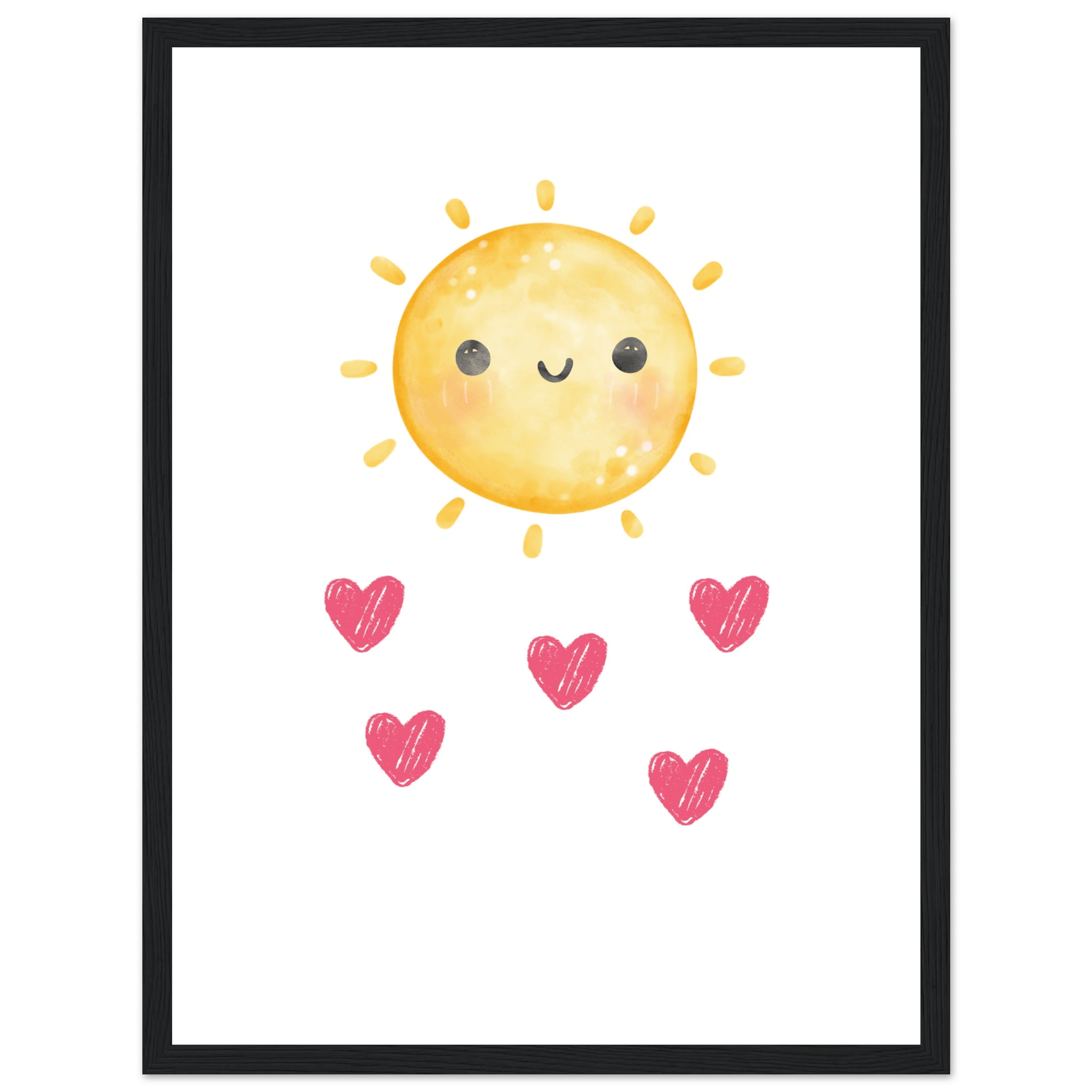 Sol och hjärtan poster poster