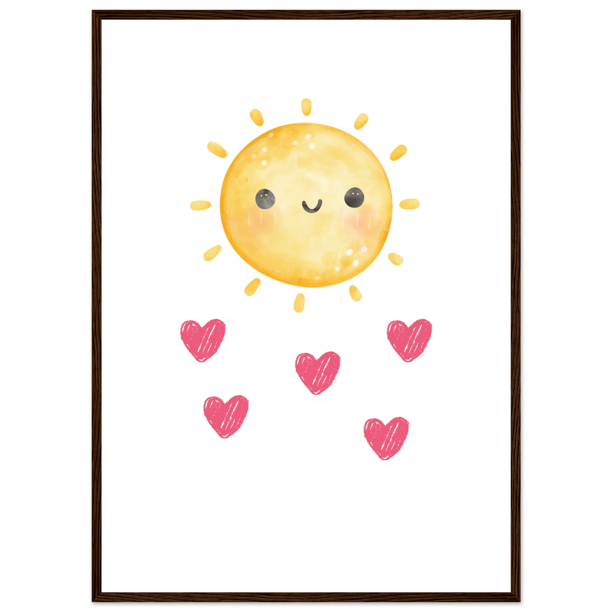 Sol och hjärtan poster poster