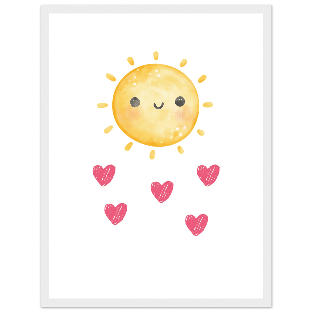 Sol och hjärtan poster poster