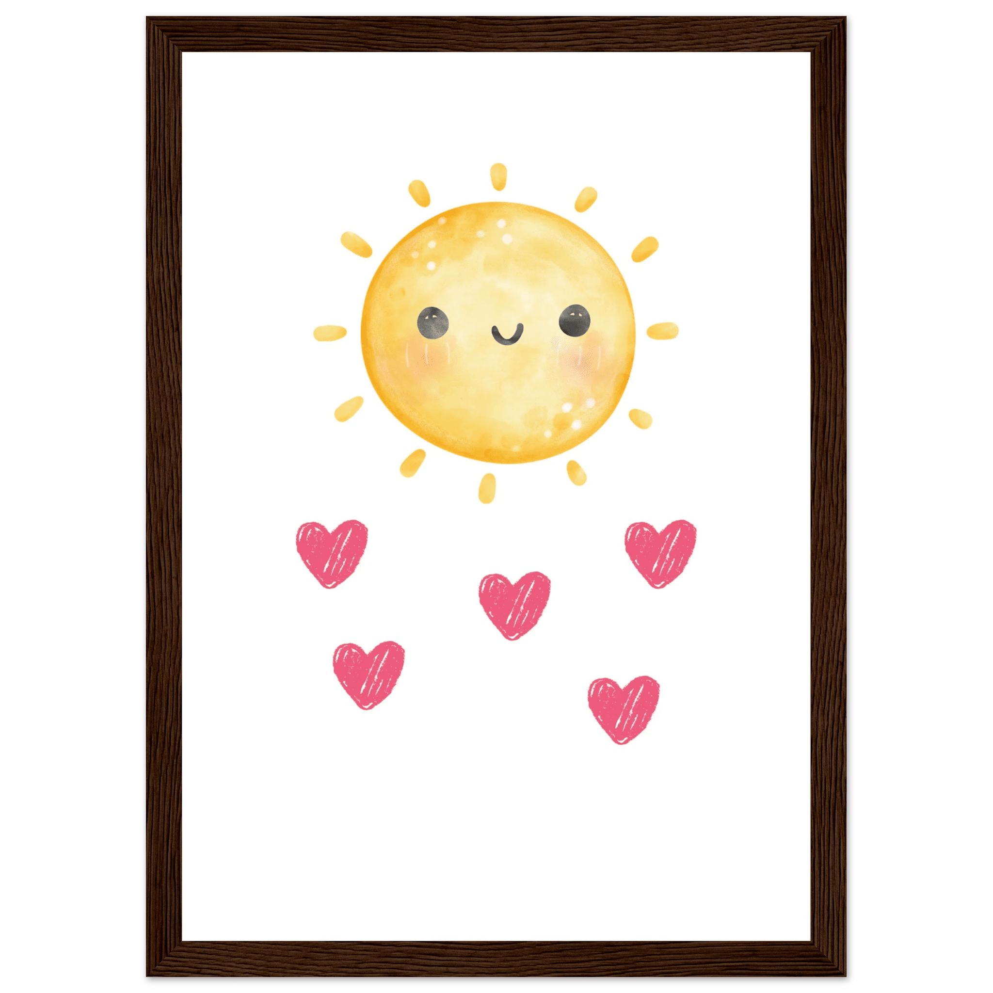 Sol och hjärtan poster poster