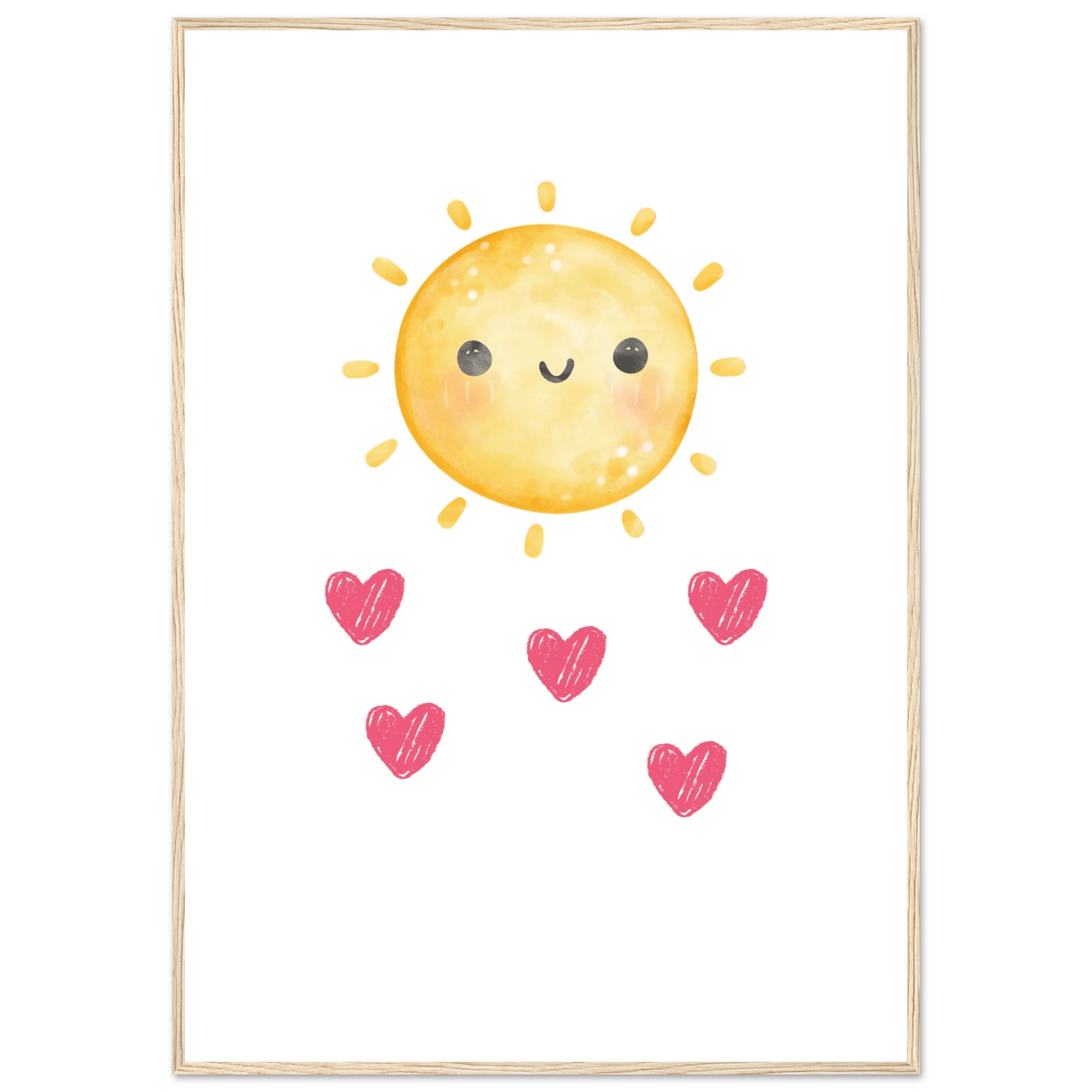 Sol och hjärtan poster poster