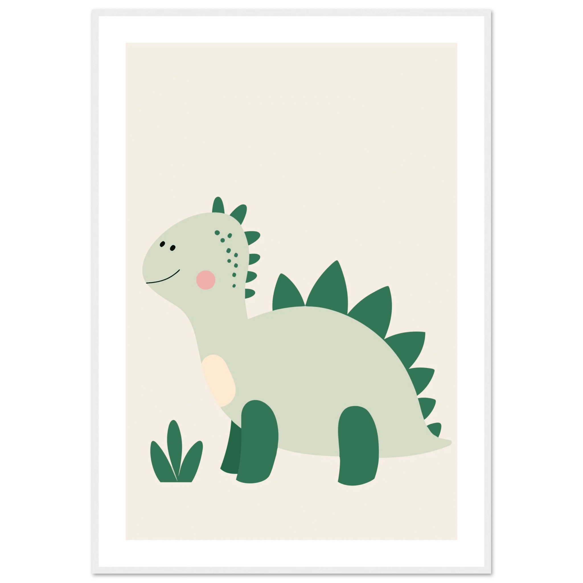 Stegosaurus dinosaurieposter poster