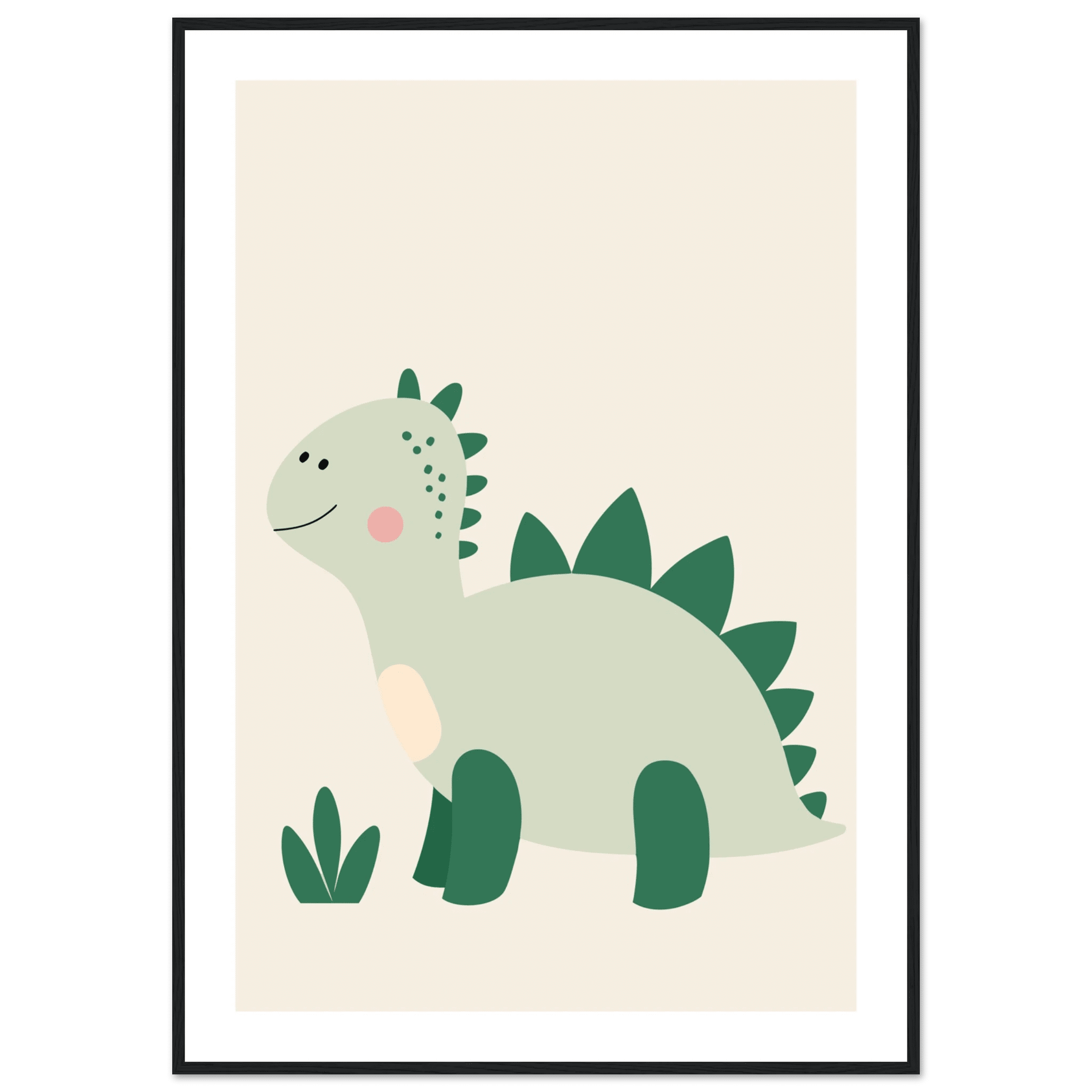 Stegosaurus dinosaurieposter poster