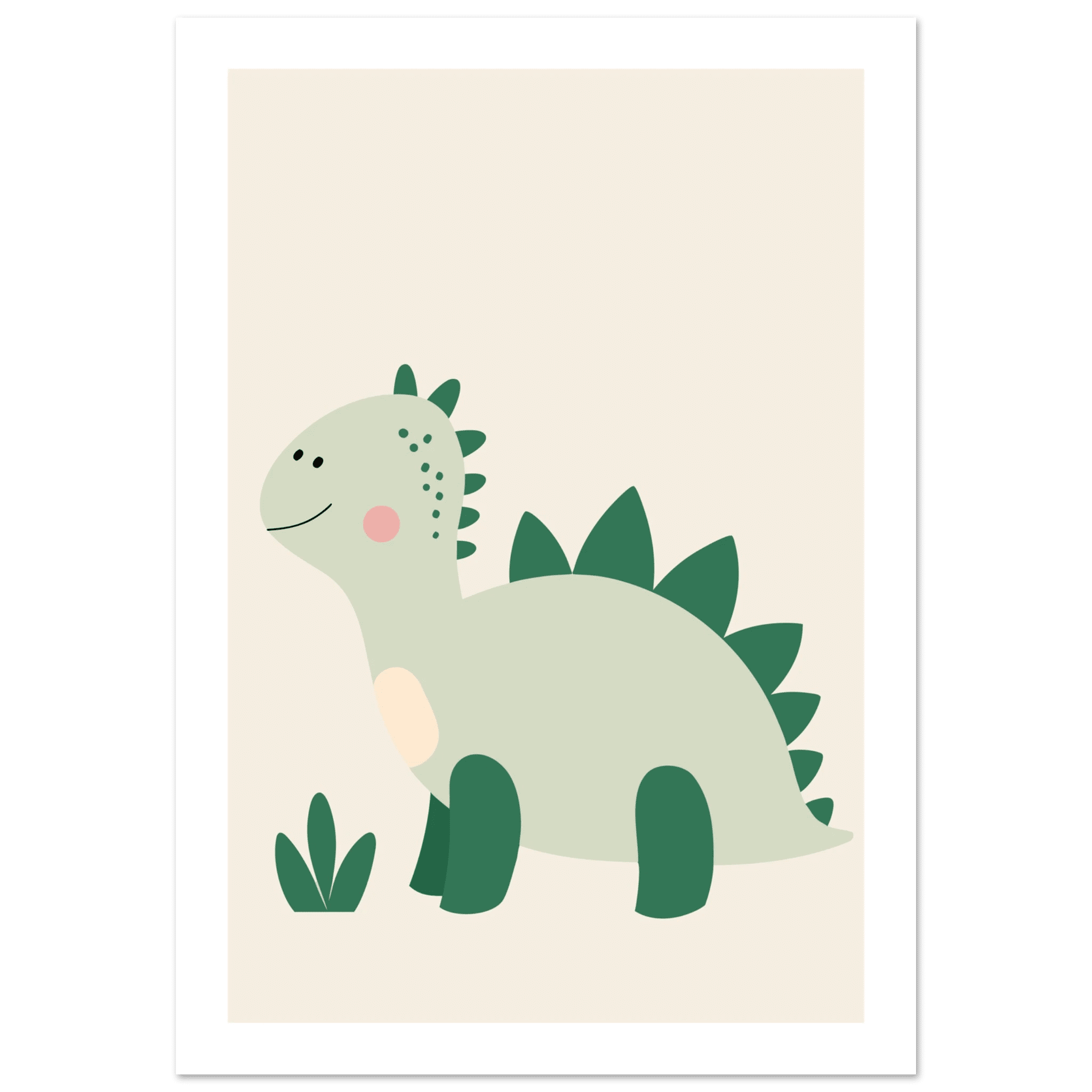 Stegosaurus dinosaurieposter poster