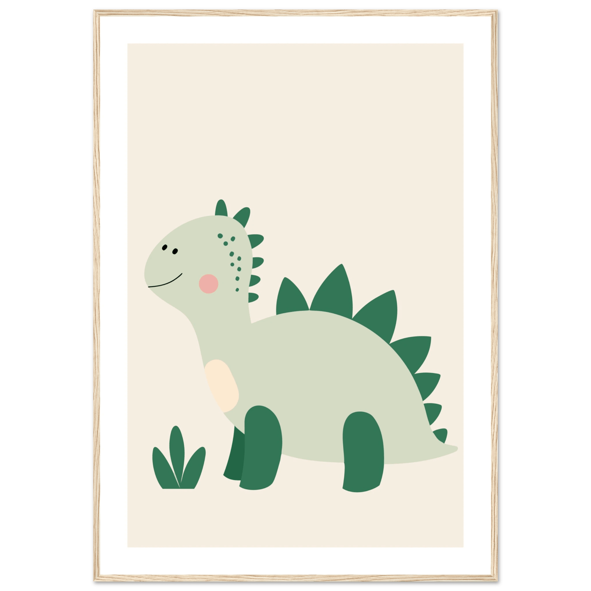 Stegosaurus dinosaurieposter poster