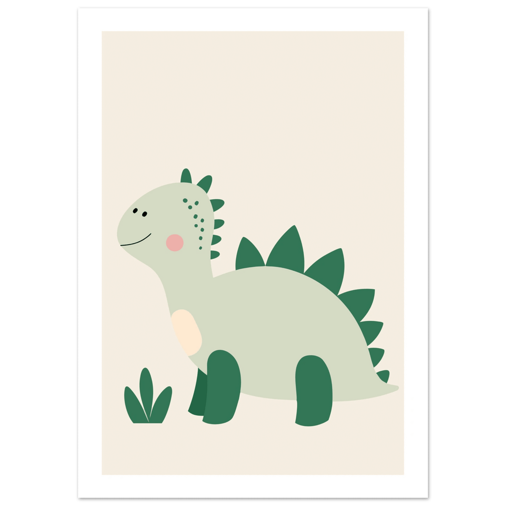 Stegosaurus dinosaurieposter poster