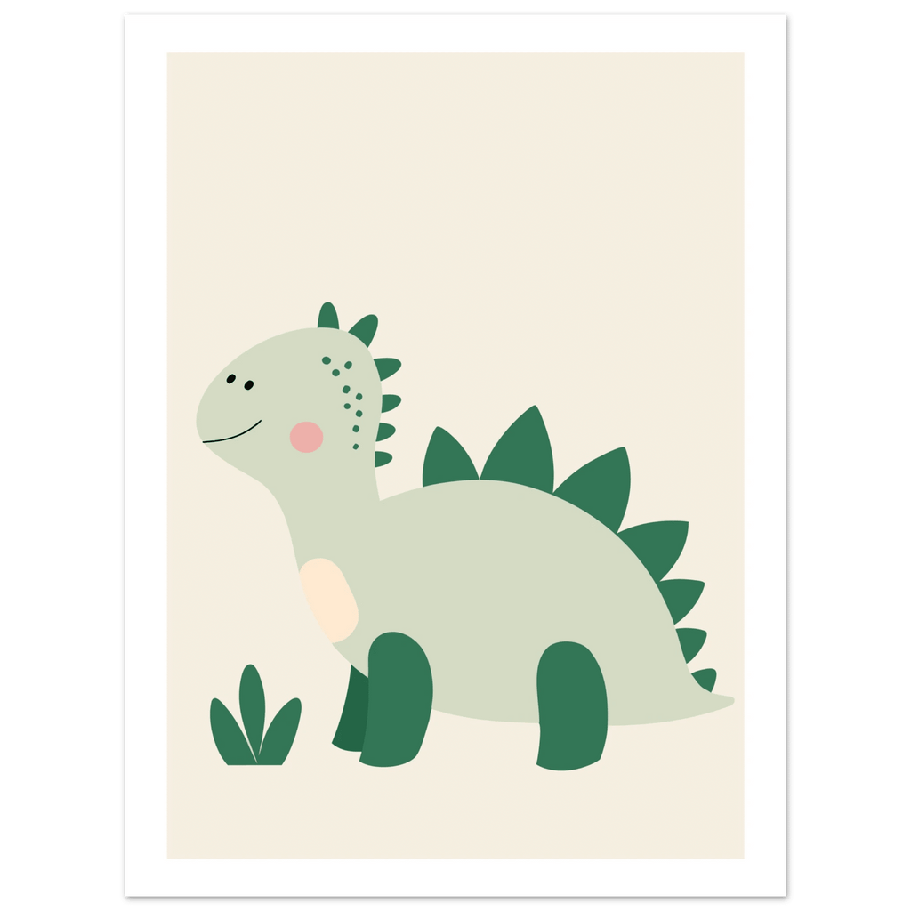 Stegosaurus dinosaurieposter poster