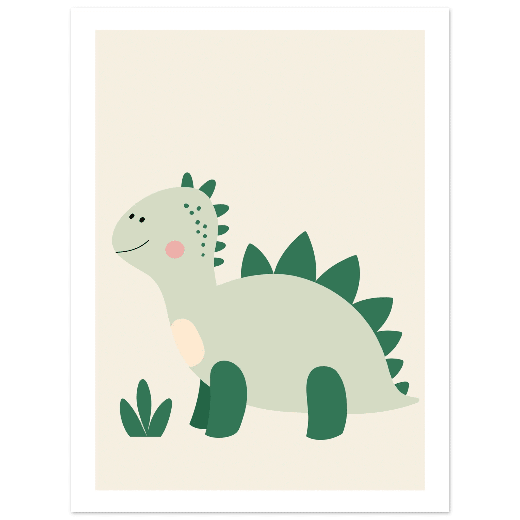 Stegosaurus dinosaurieposter poster