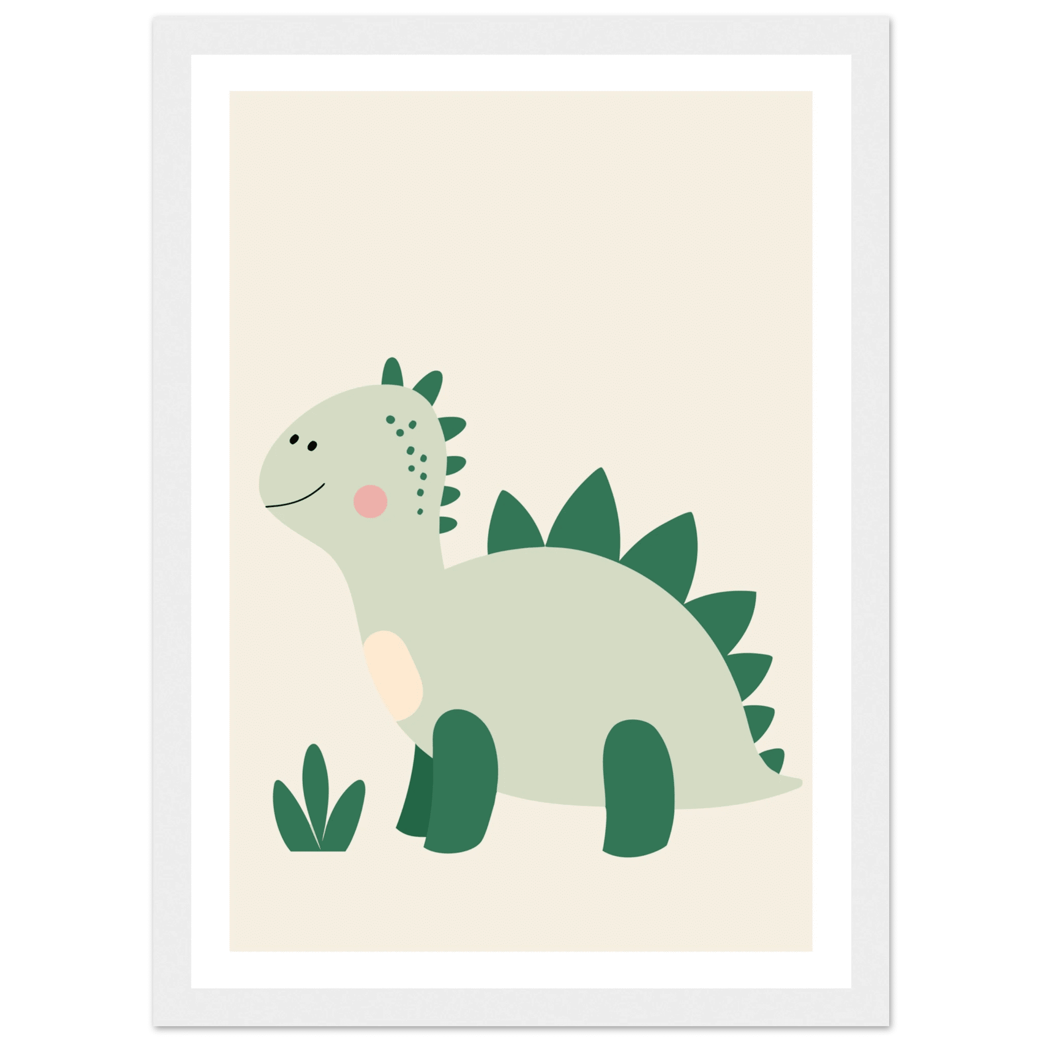 Stegosaurus dinosaurieposter poster