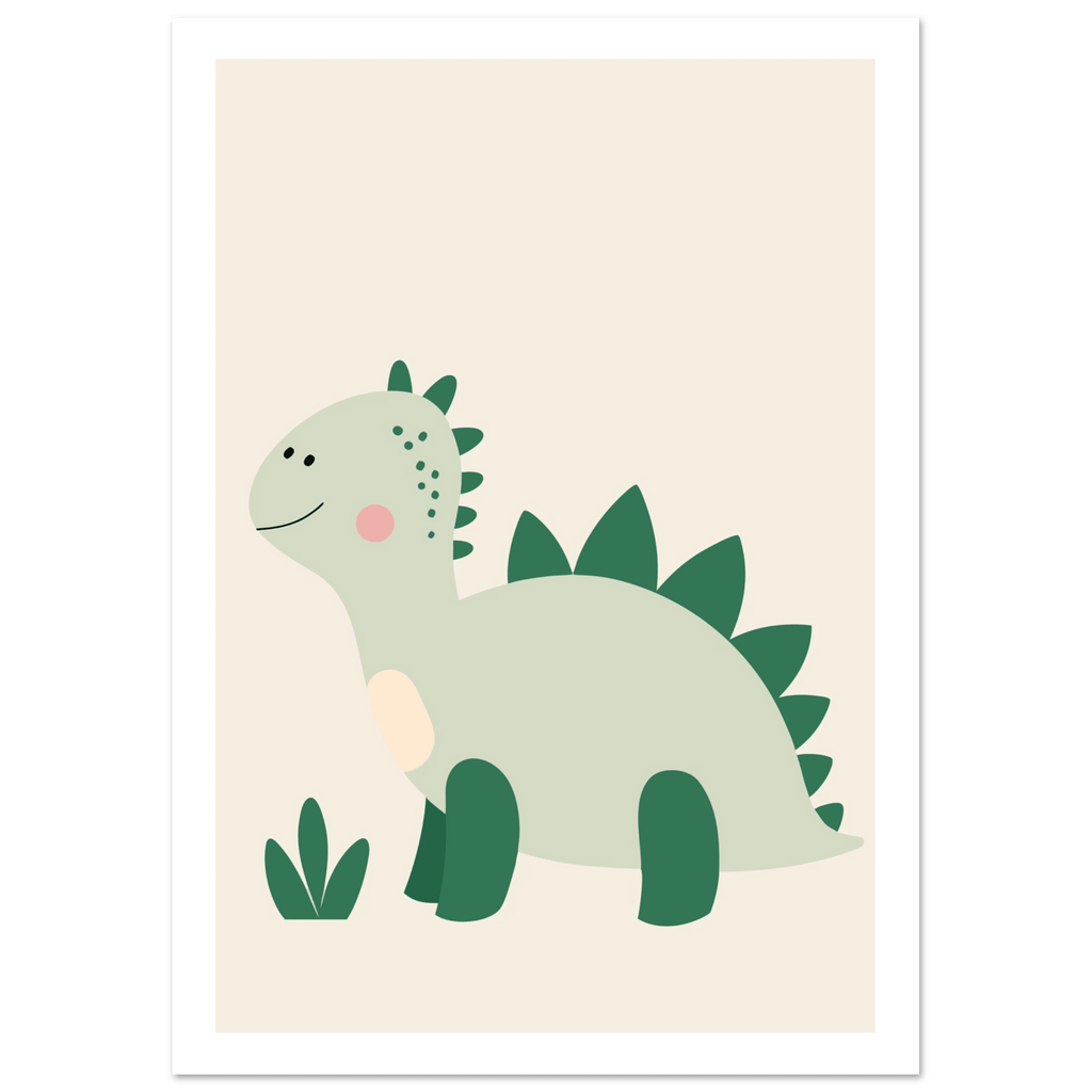 Stegosaurus dinosaurieposter poster