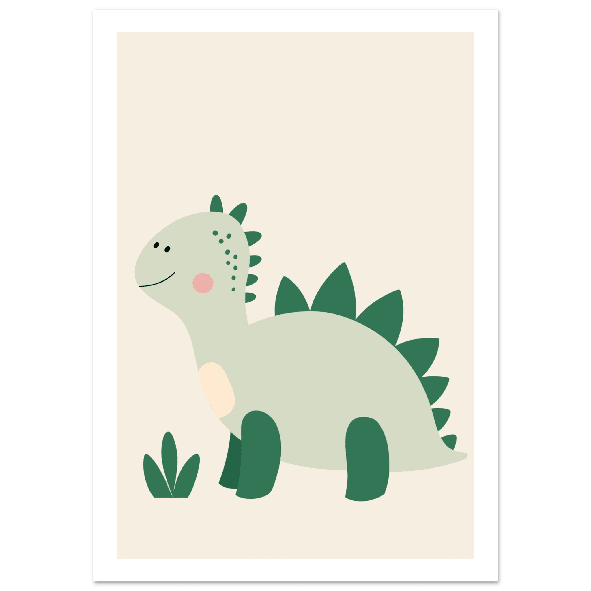 Stegosaurus dinosaurieposter poster