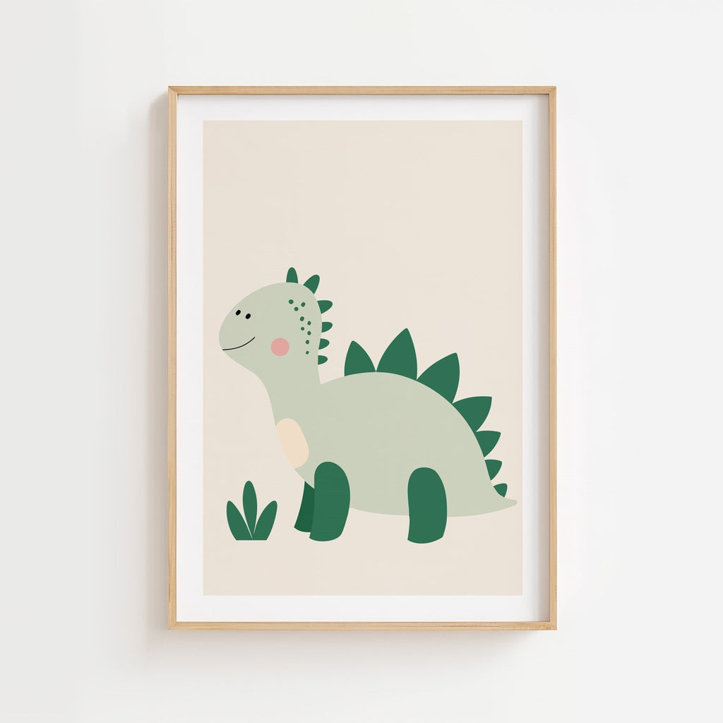 Stegosaurus dinosaurieposter poster
