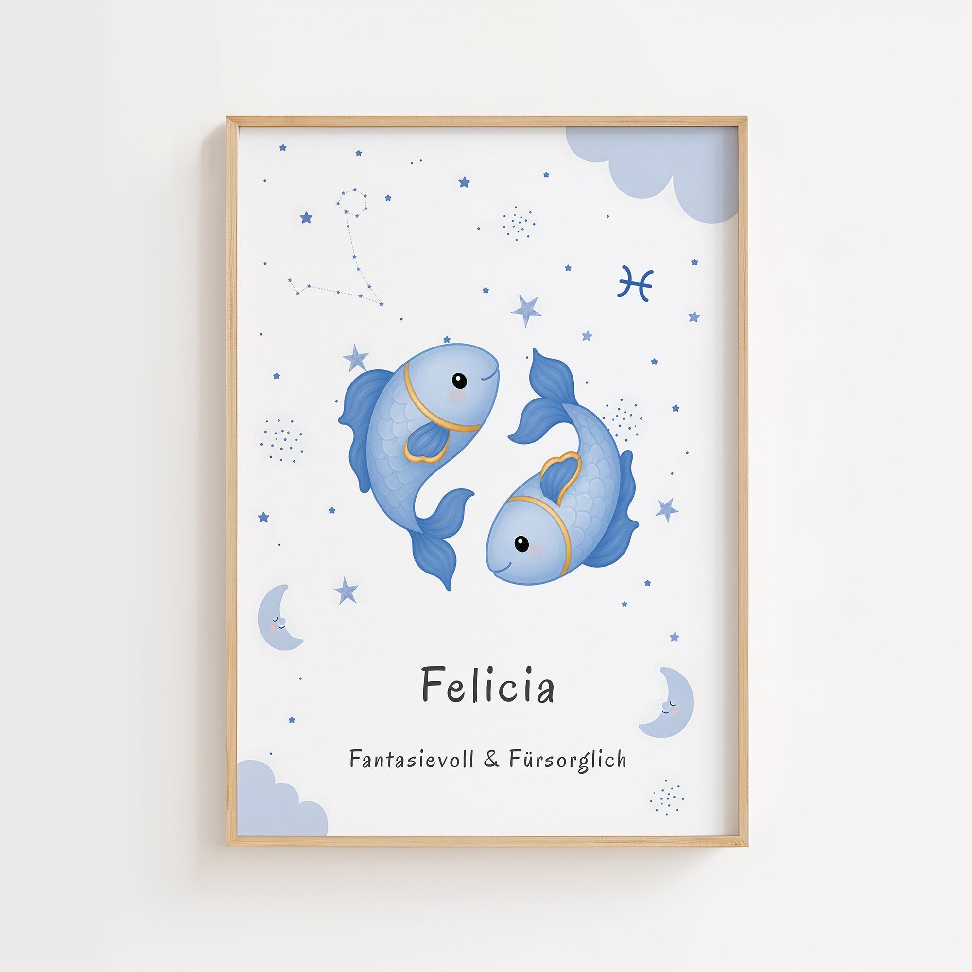 Sternzeichen Fische mit Namen poster