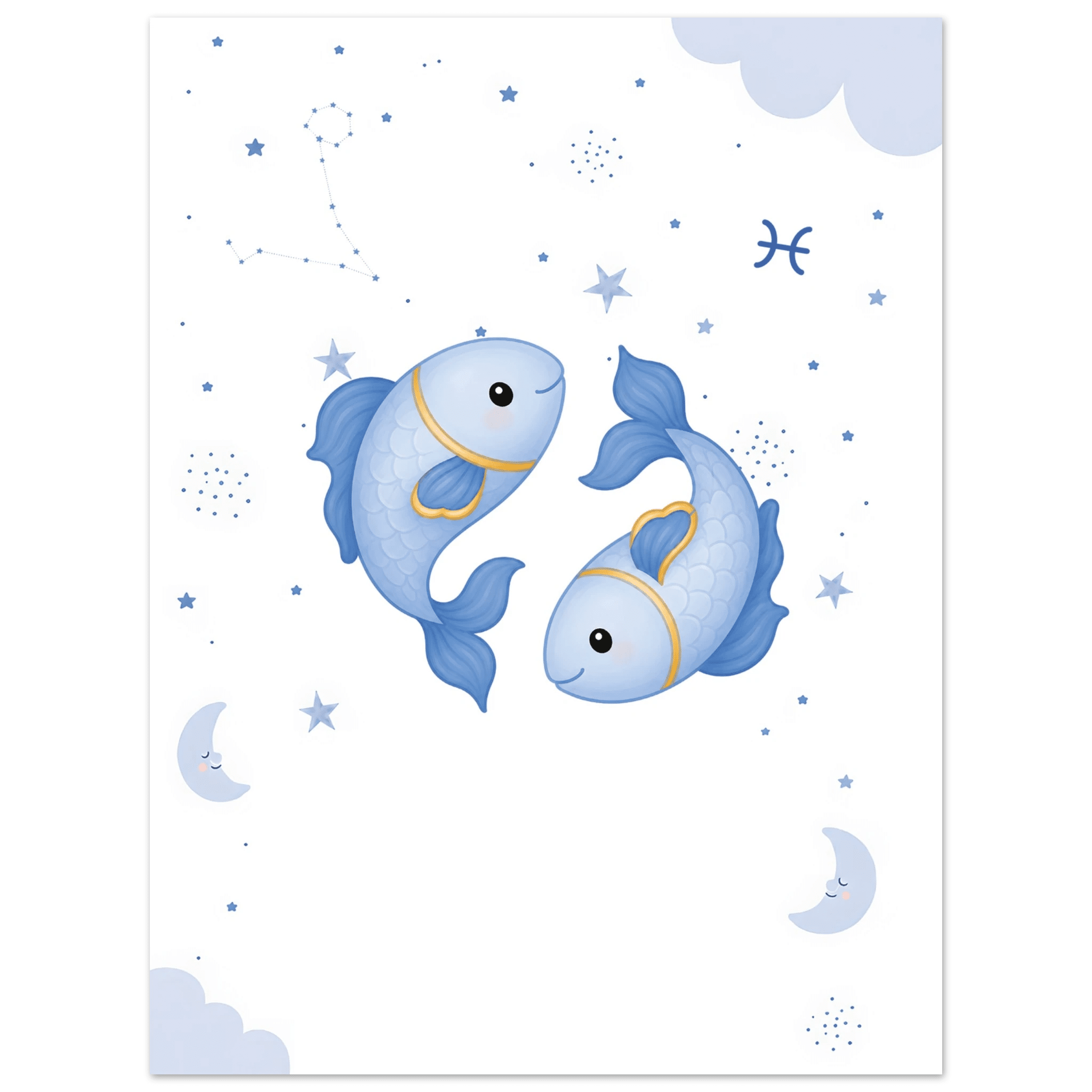 Sternzeichen Fische mit Namen poster