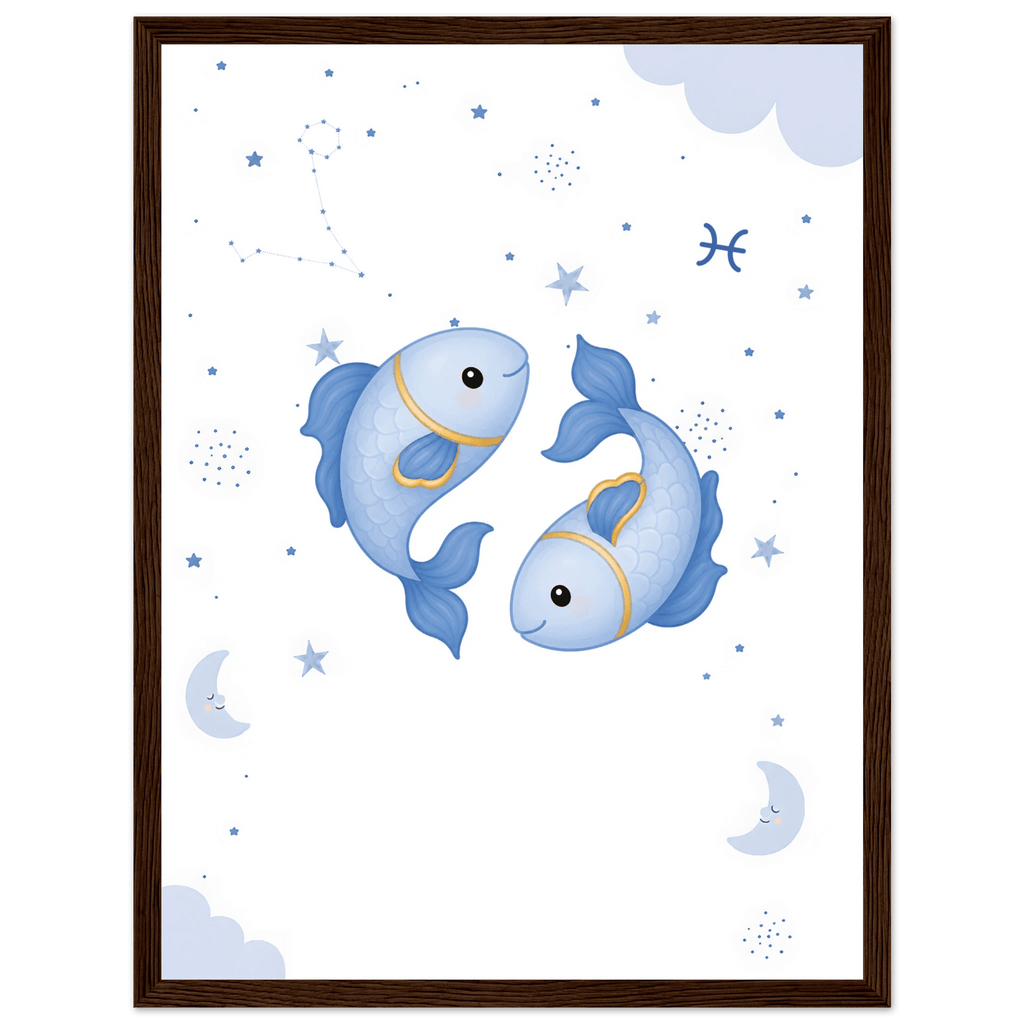 Sternzeichen Fische mit Namen poster