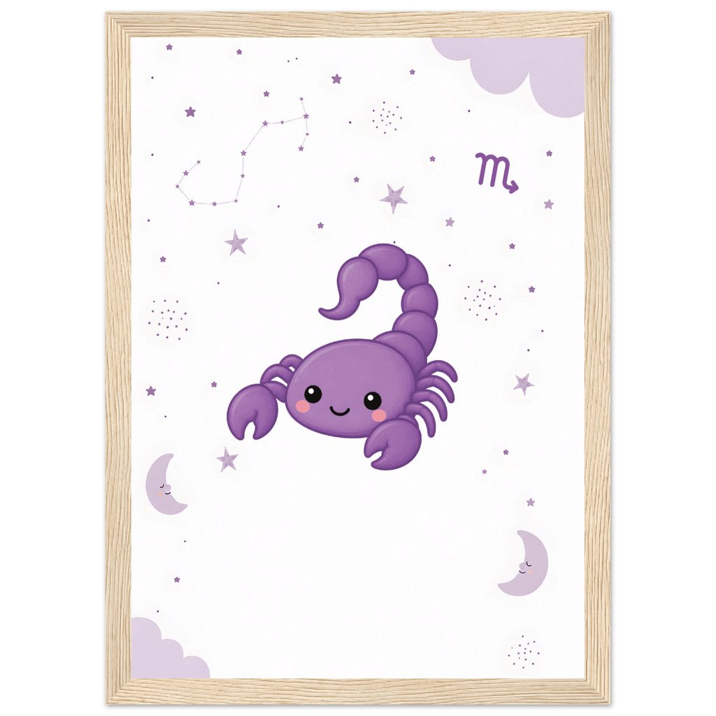 Sternzeichen Skorpion mit Namen poster