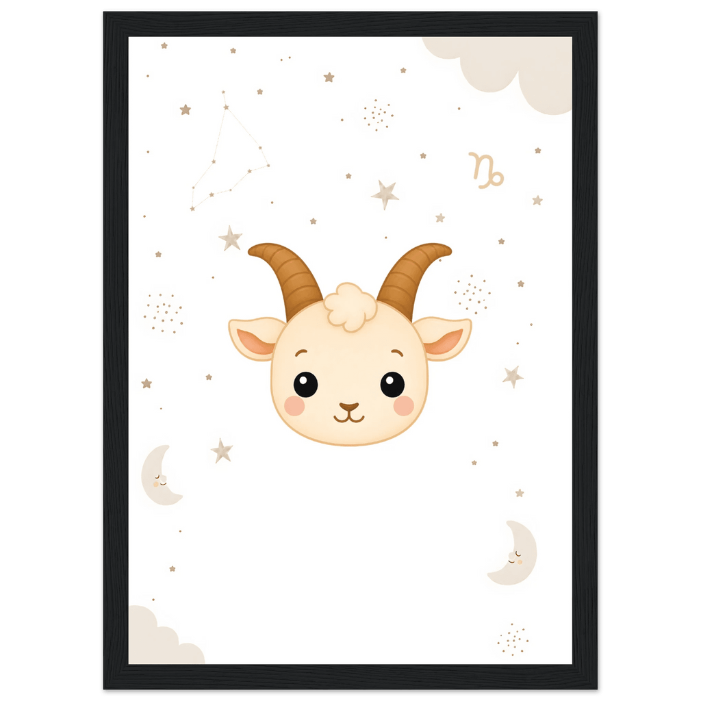 Sternzeichen Steinbock mit Namen poster