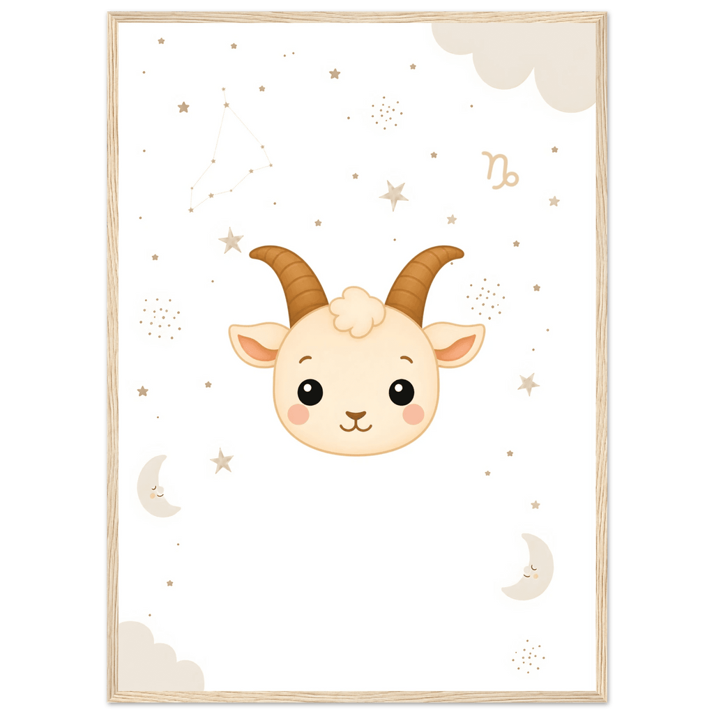 Sternzeichen Steinbock mit Namen poster