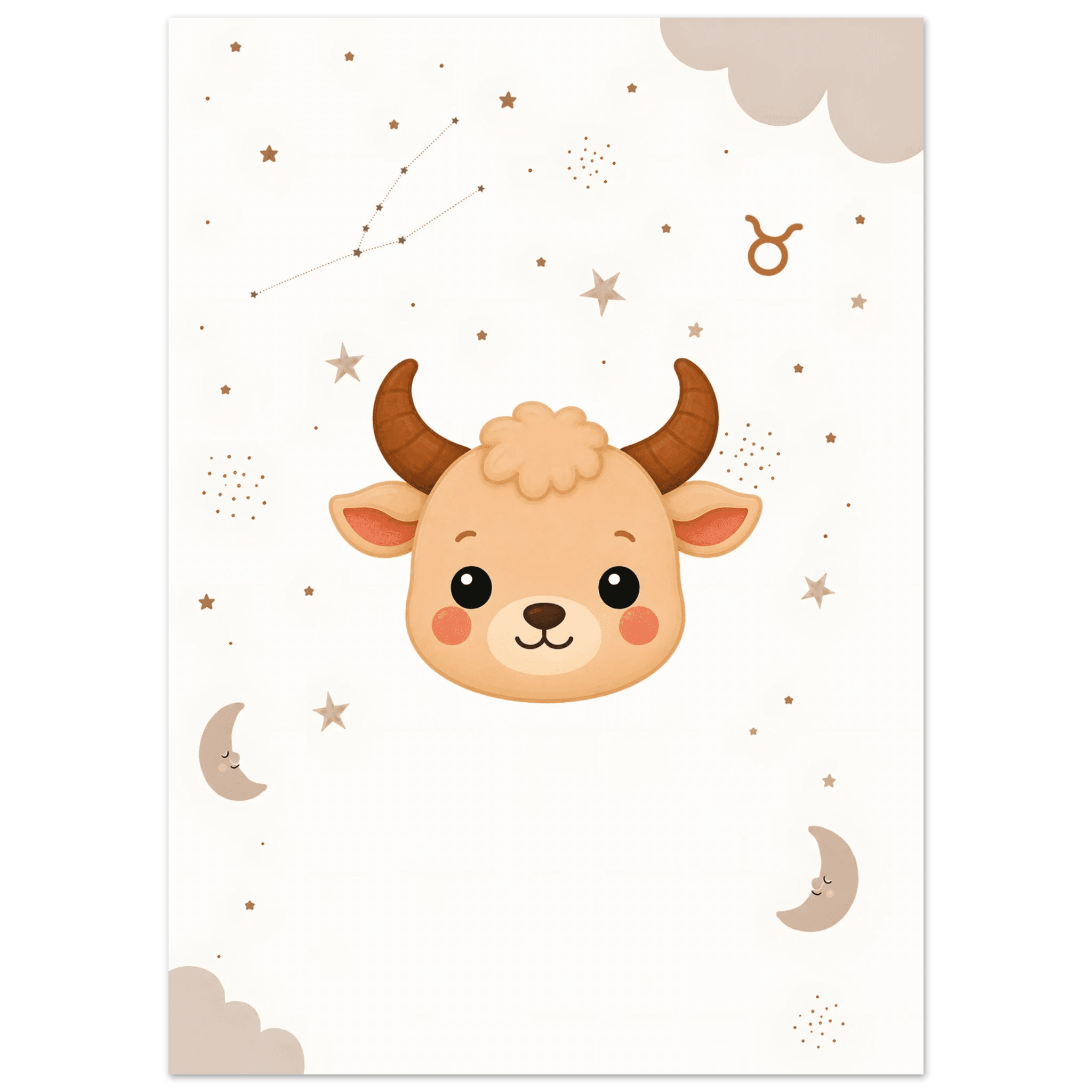Sternzeichen Stier mit Namen poster