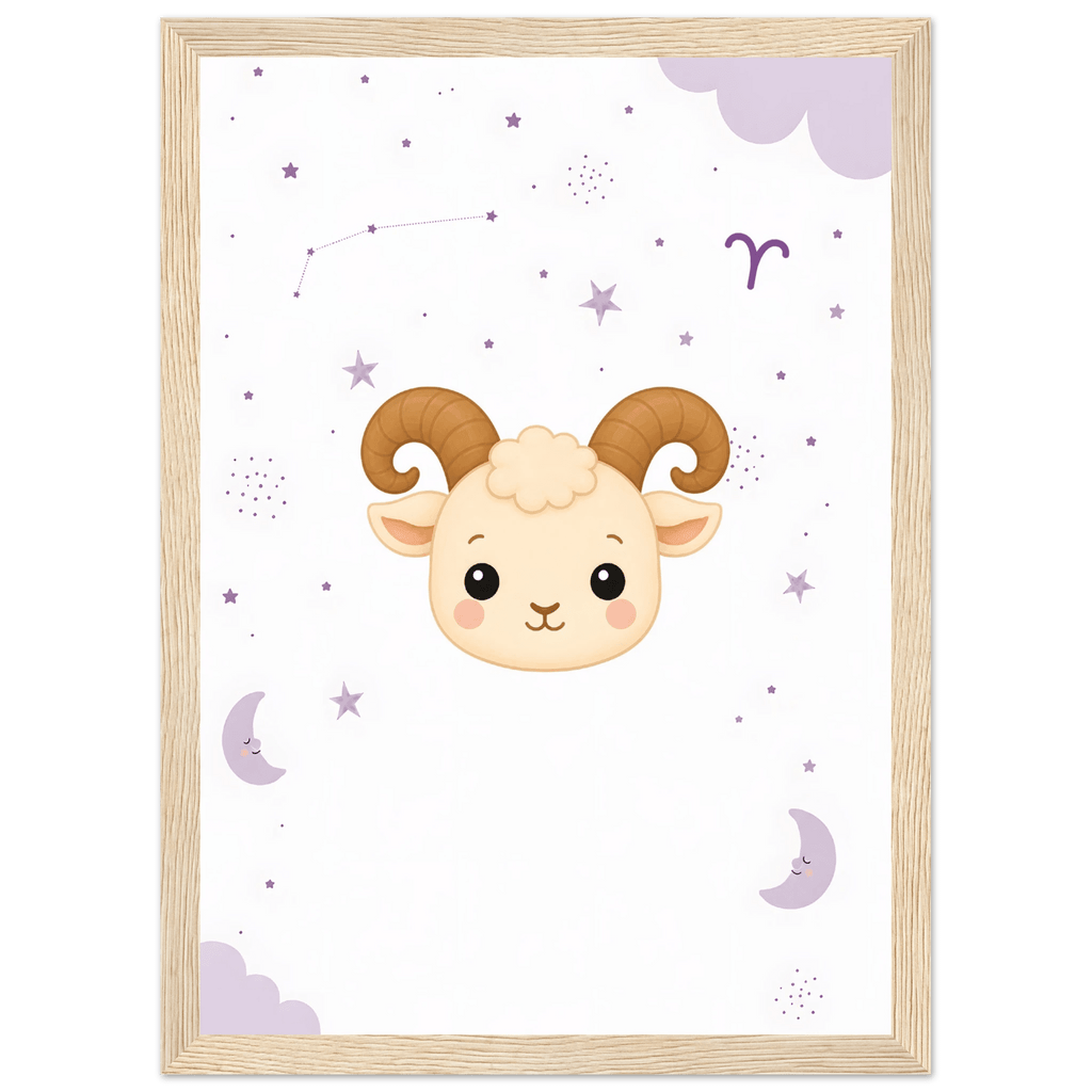 Sternzeichen Widder mit Namen poster