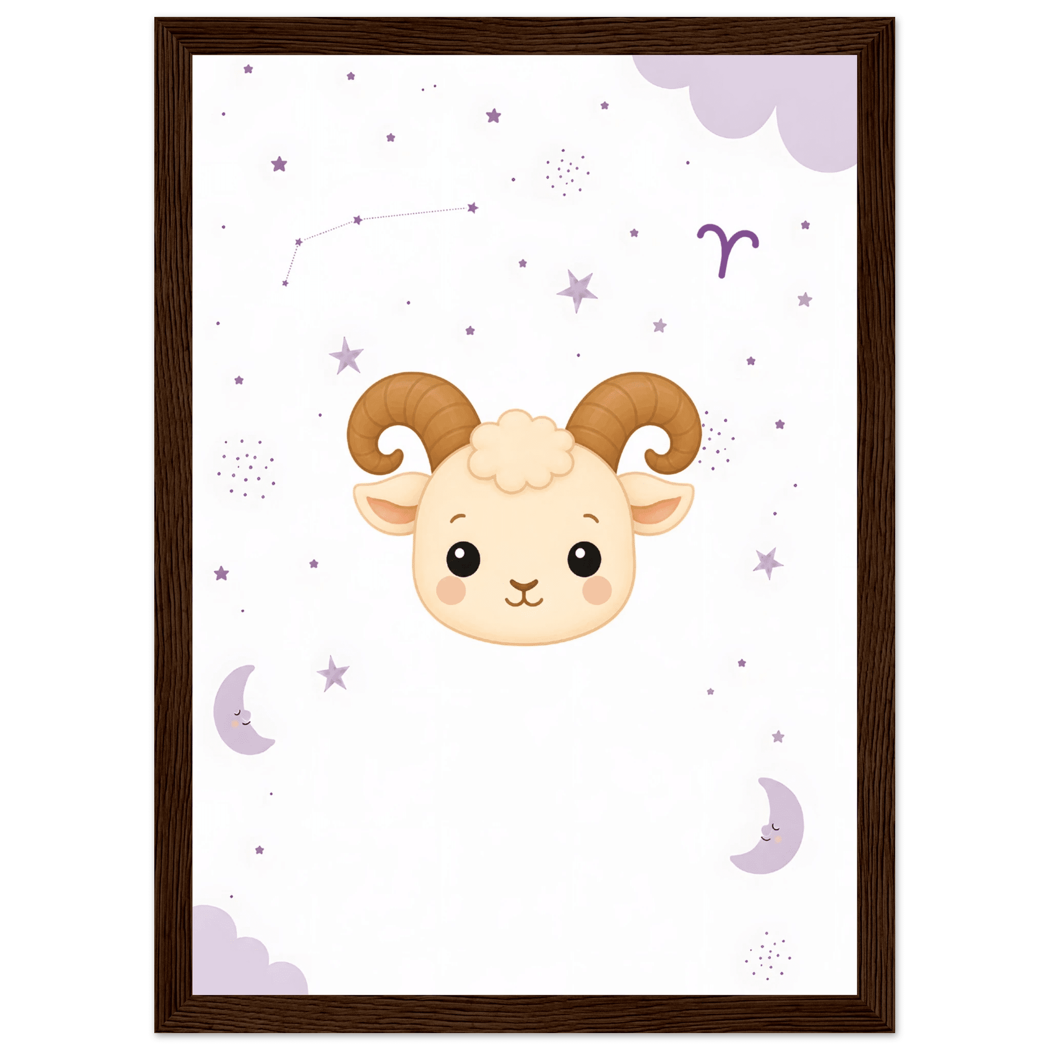 Sternzeichen Widder mit Namen poster