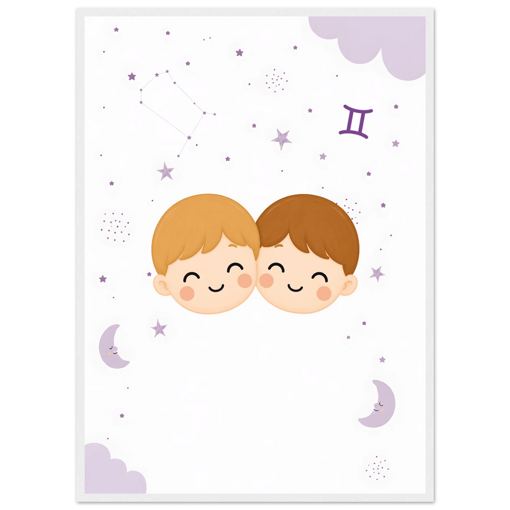 Sternzeichen Zwillinge mit Namen poster