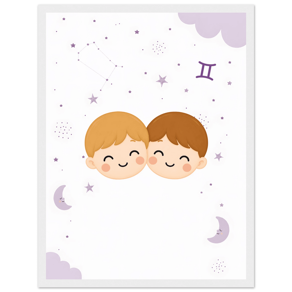 Sternzeichen Zwillinge mit Namen poster