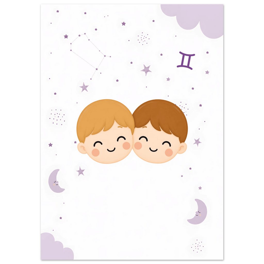 Sternzeichen Zwillinge mit Namen poster