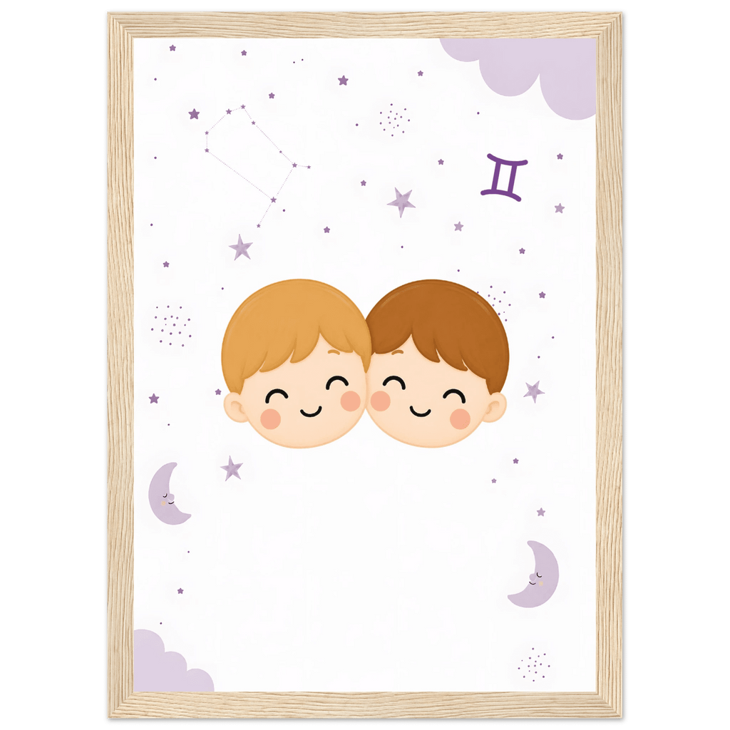 Sternzeichen Zwillinge mit Namen poster