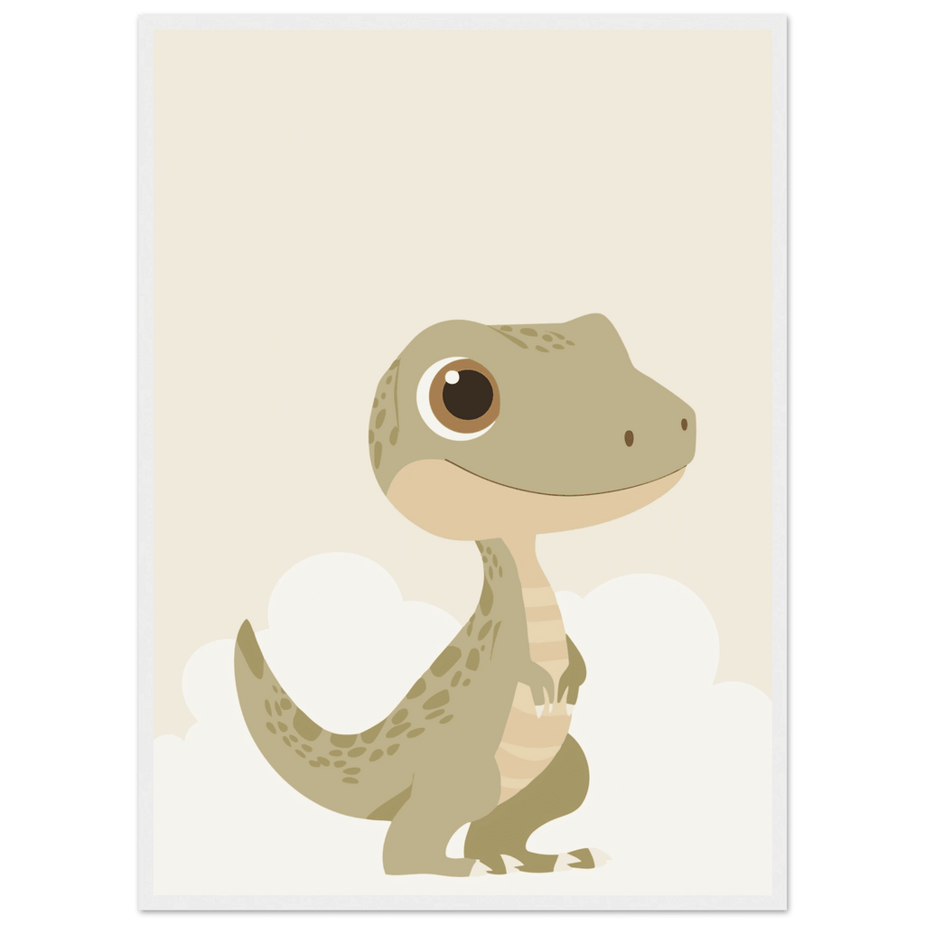 T-Rex dinosaurieposter med eget namn poster