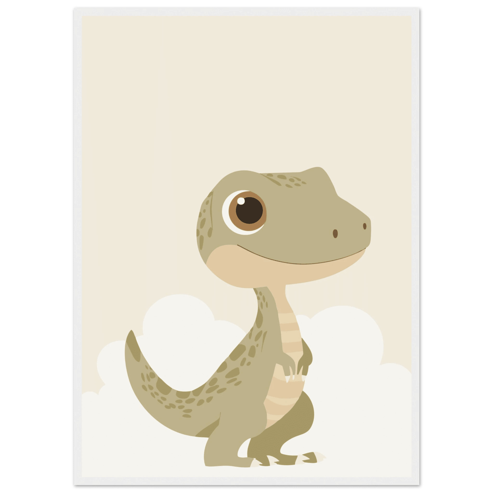 T-Rex dinosaurieposter med eget namn poster