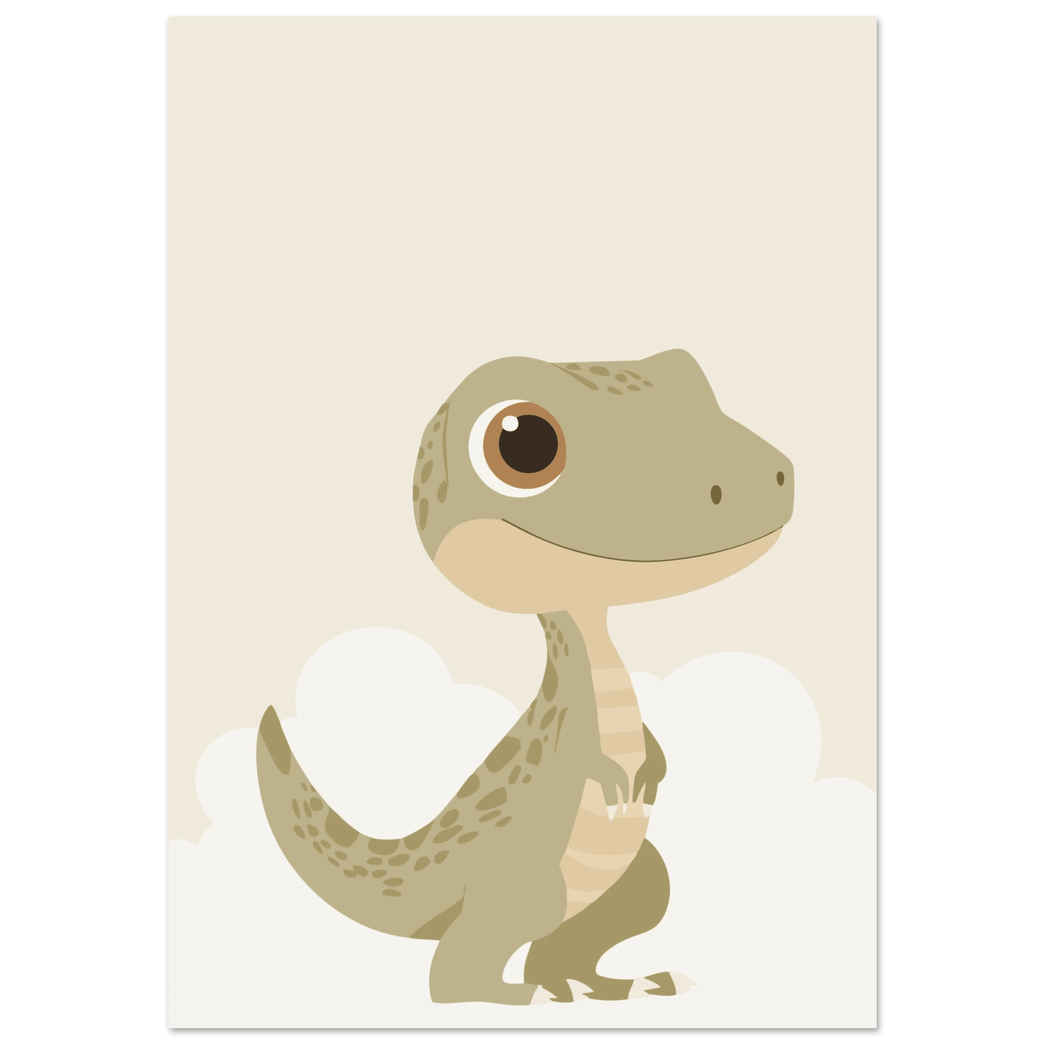 T-Rex dinosaurieposter med eget namn poster