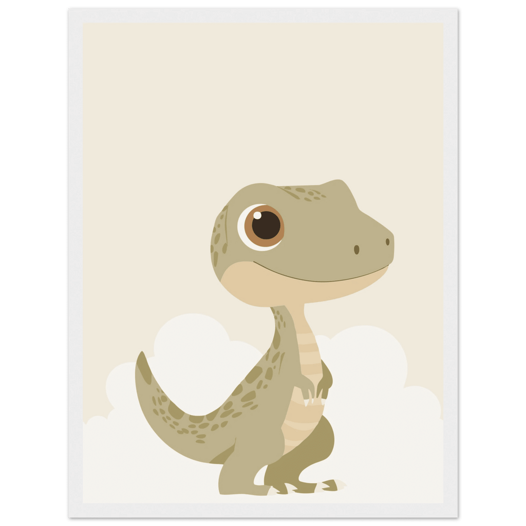 T-Rex dinosaurieposter med eget namn poster