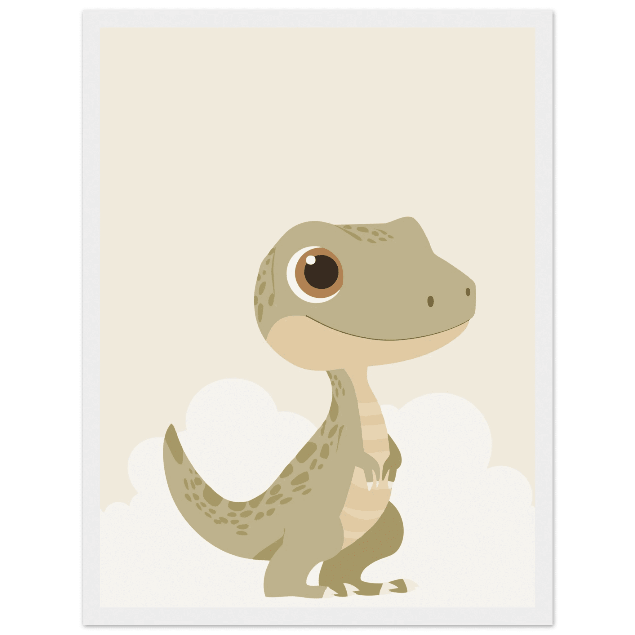 T-Rex dinosaurieposter med eget namn poster