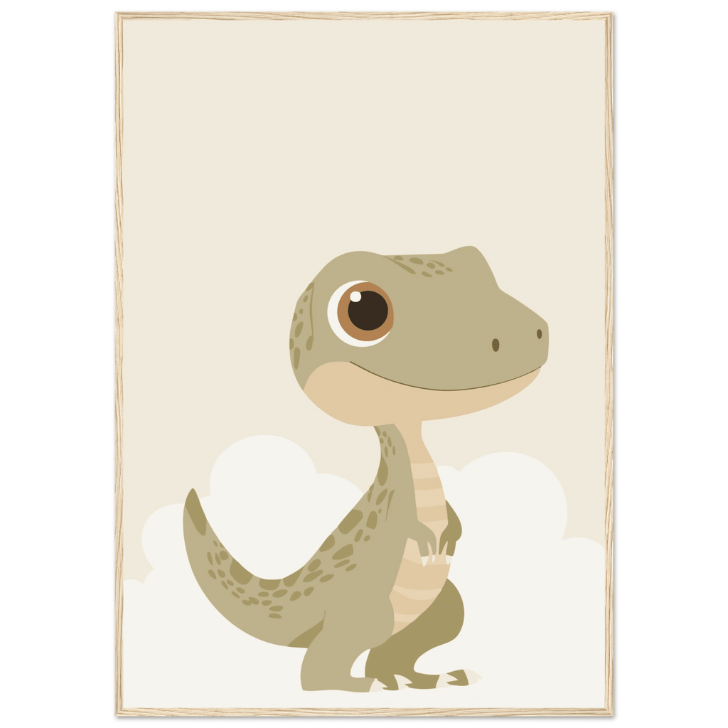 T-Rex dinosaurieposter med eget namn poster