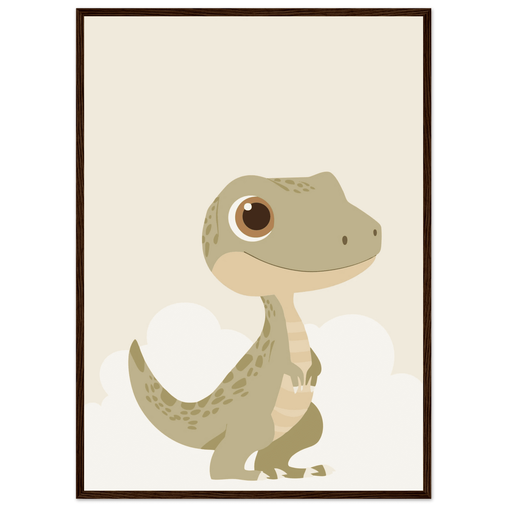 T-Rex dinosaurieposter med eget namn poster