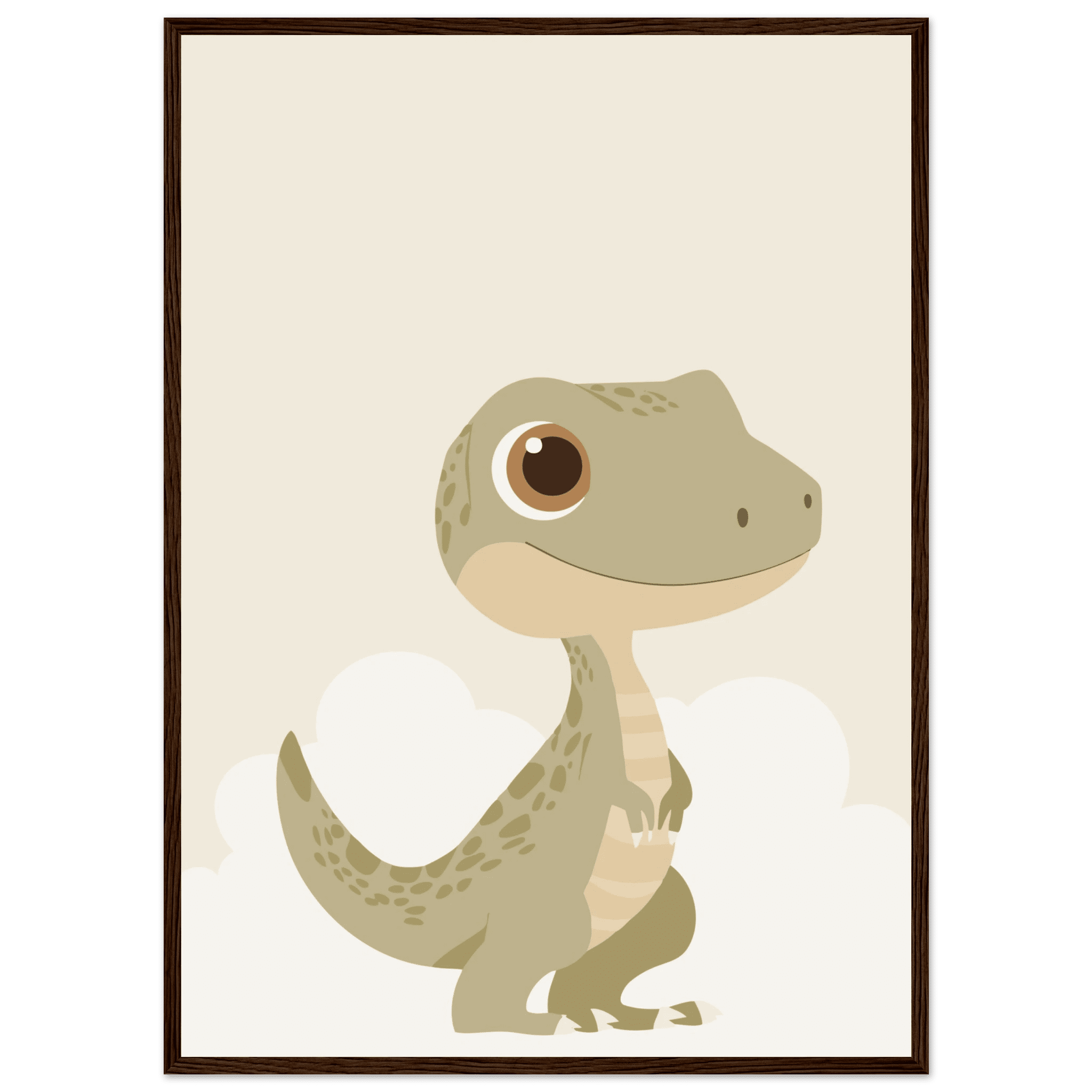 T-Rex dinosaurieposter med eget namn poster