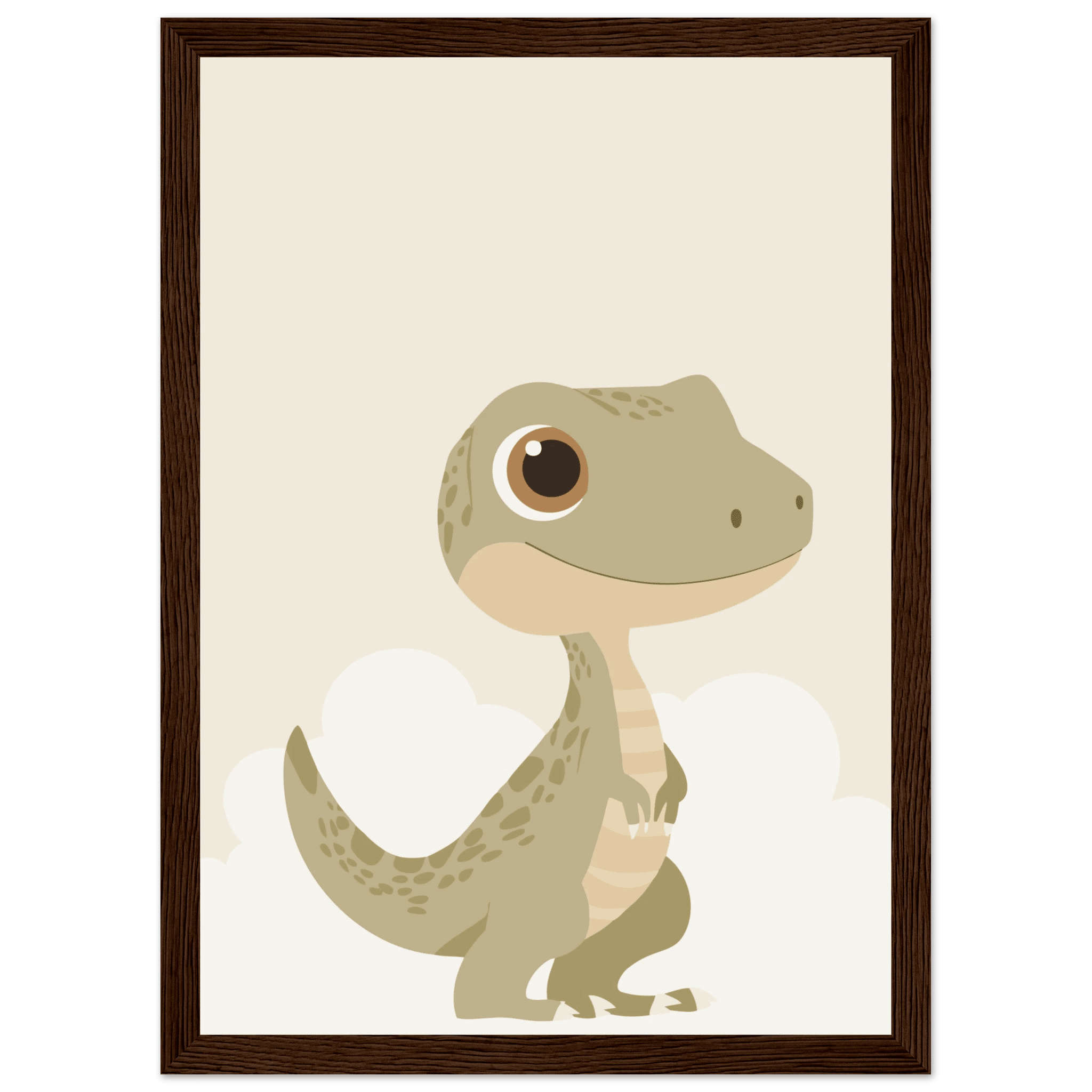 T-Rex dinosaurieposter med eget namn poster