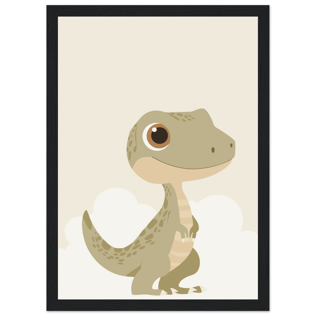 T-Rex dinosaurieposter med eget namn poster