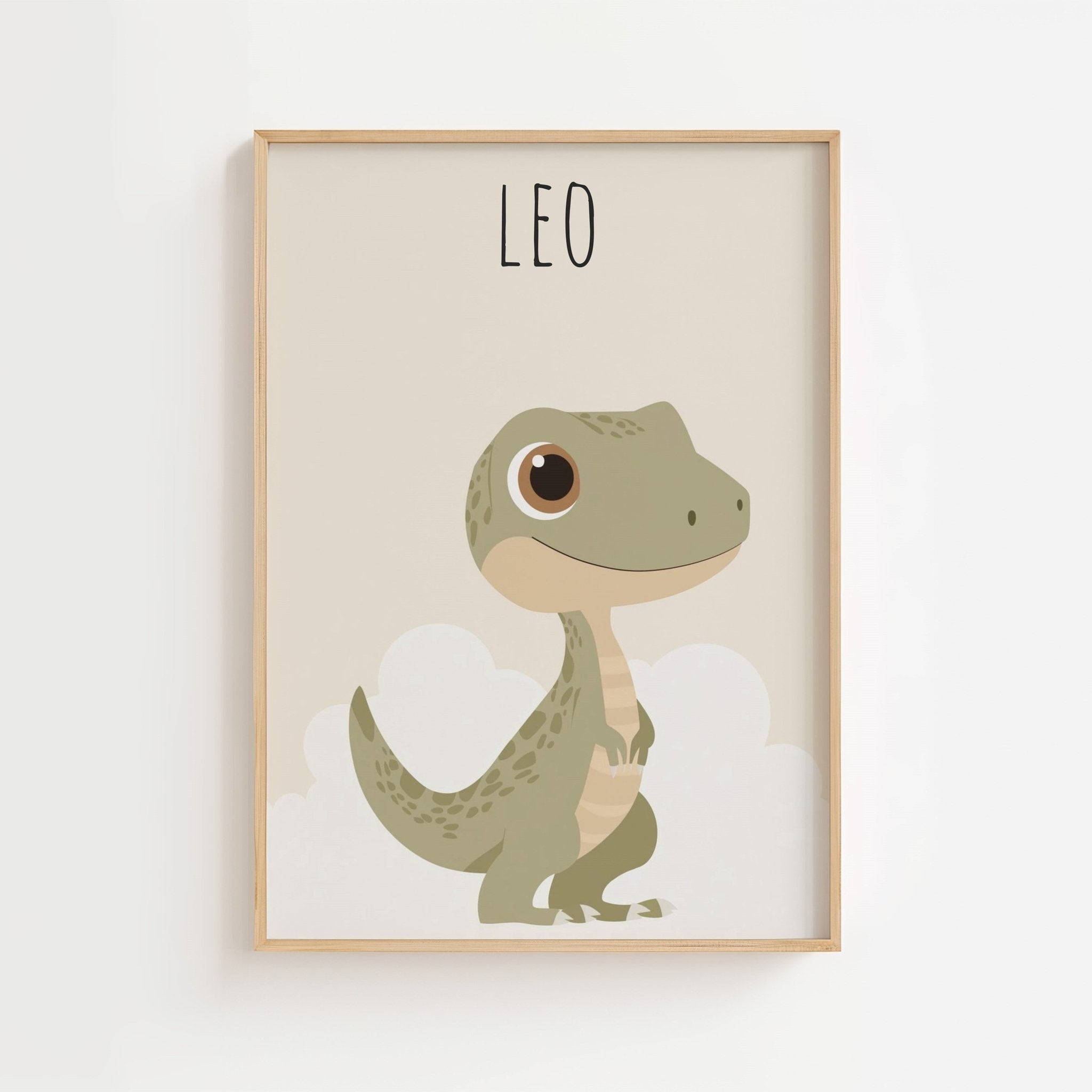 T - Rex dinosaurieposter med eget namn poster