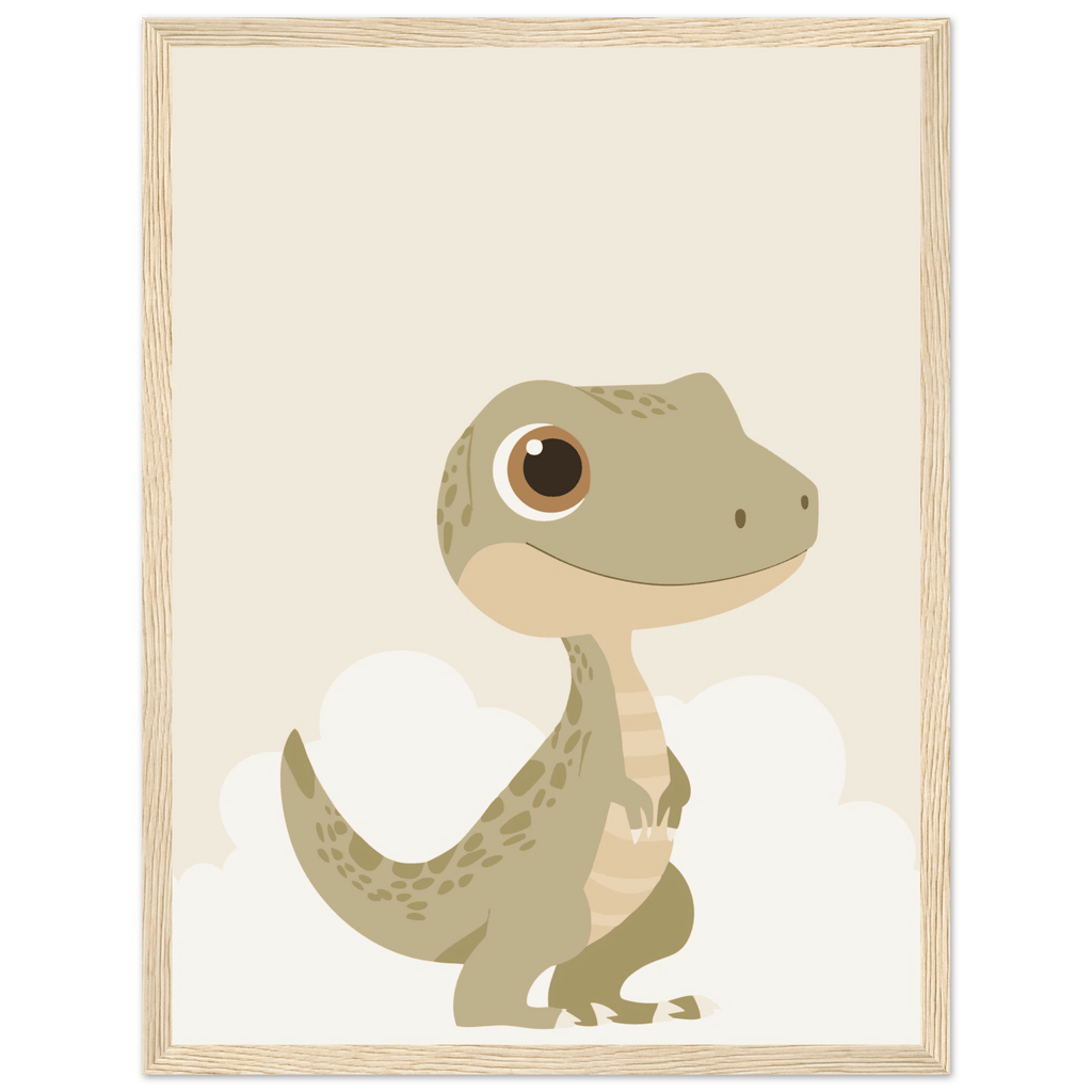 T-Rex dinosaurieposter med eget namn poster
