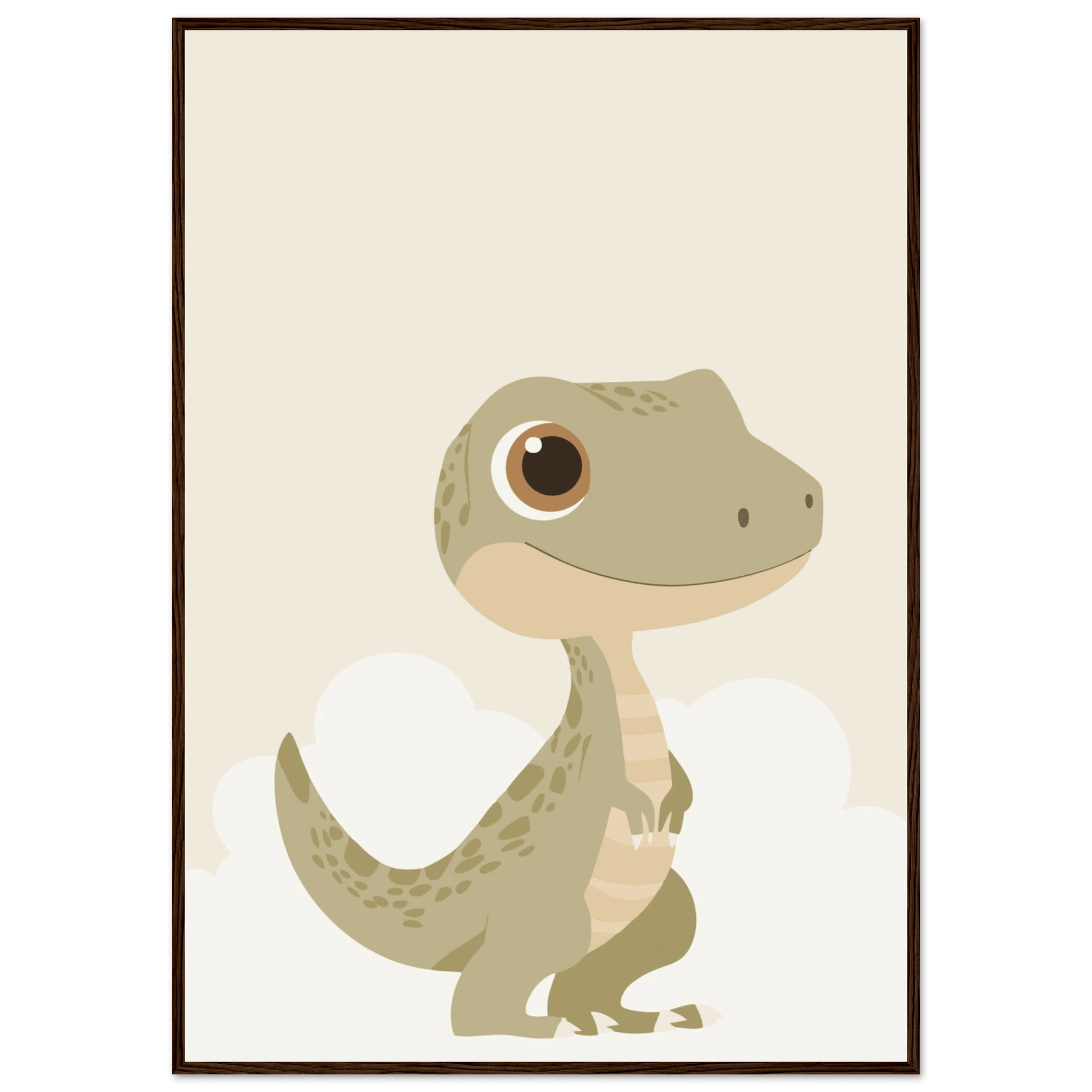 T-Rex dinosaurieposter med eget namn poster