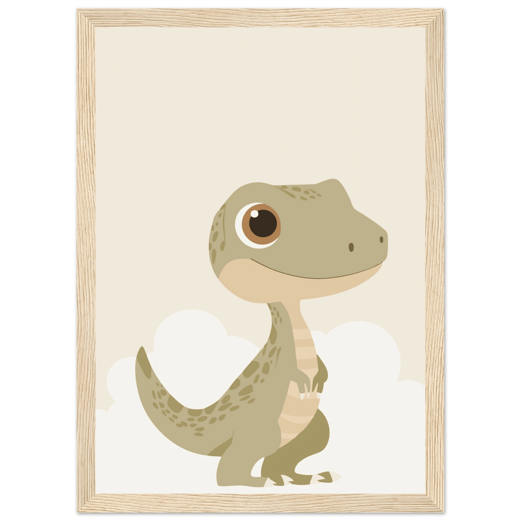T-Rex dinosaurieposter med eget namn poster