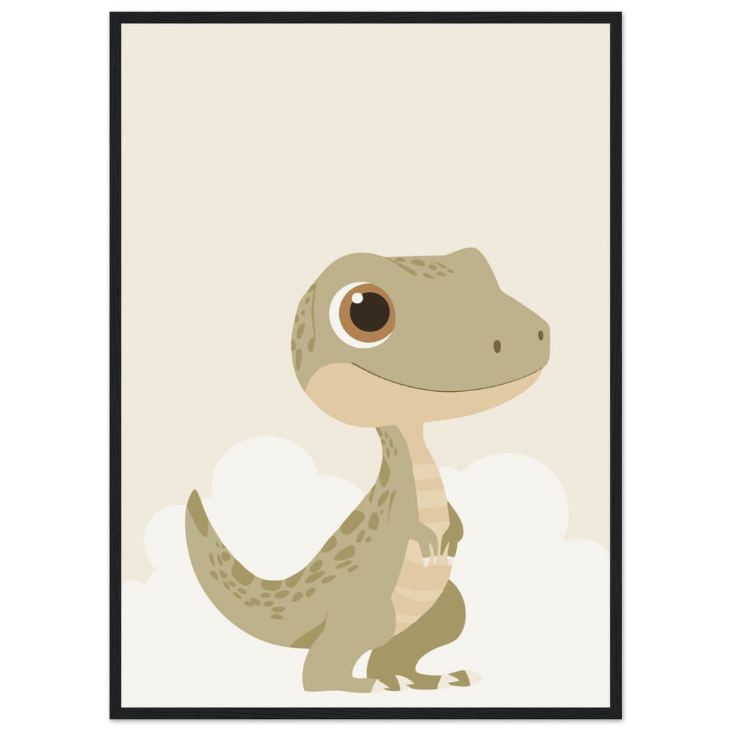 T-Rex dinosaurieposter med eget namn poster