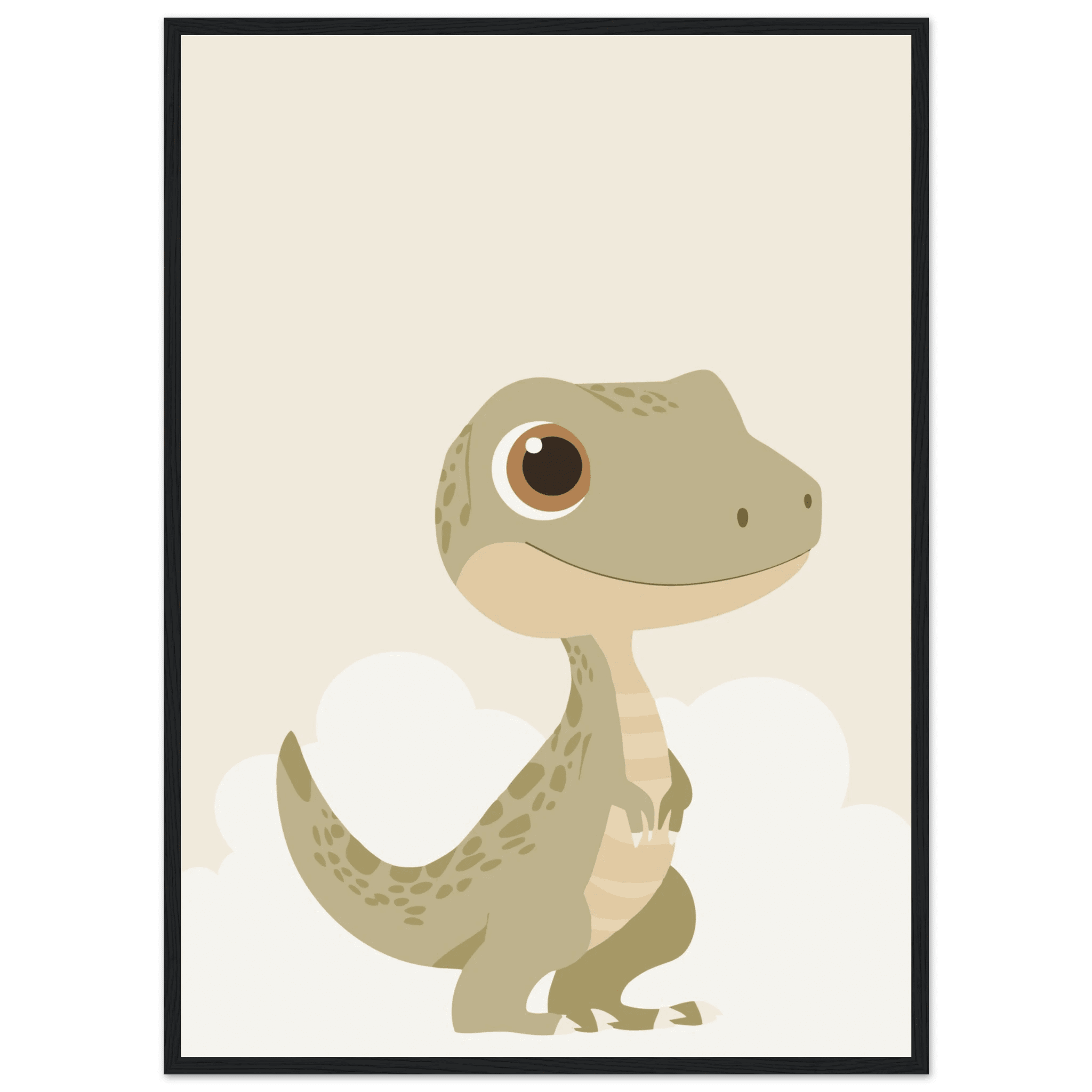 T-Rex dinosaurieposter med eget namn poster